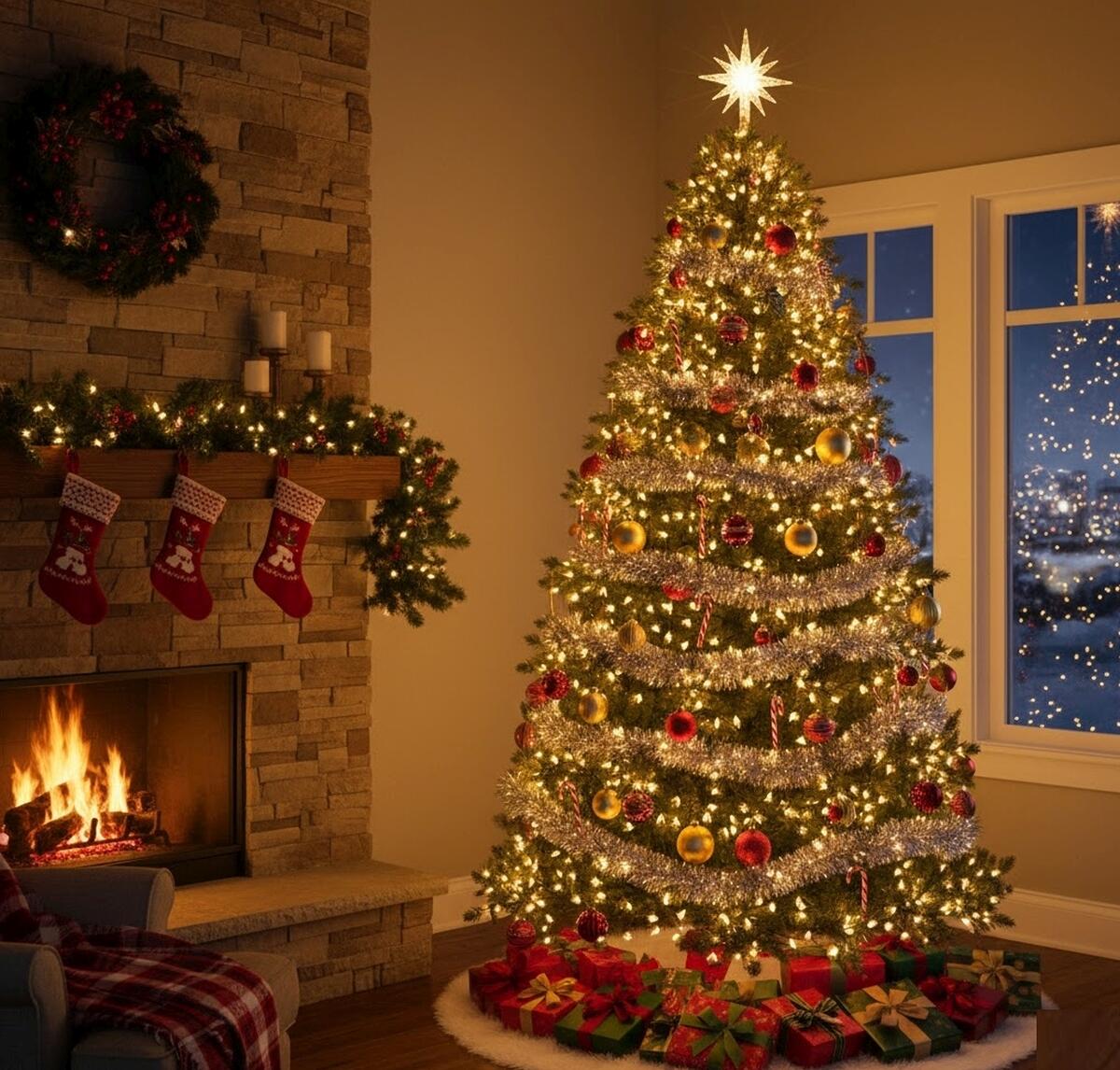 Tubo di luce a led 500 lampadine LED bianco caldo 6 m programmabile - 2