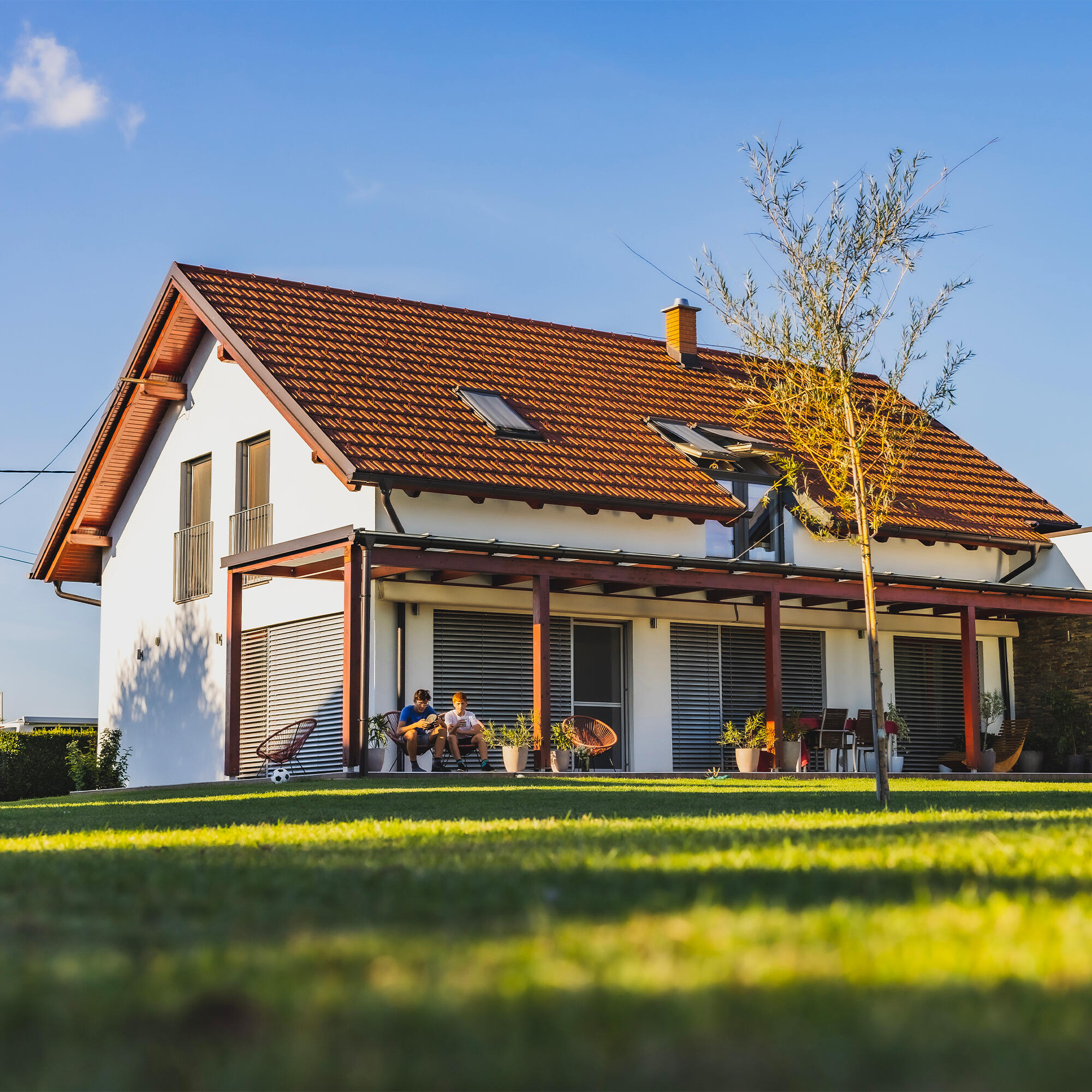 Peinture façade 2 en 1 D2 blanc 2,5 L - MOSAIK - 2