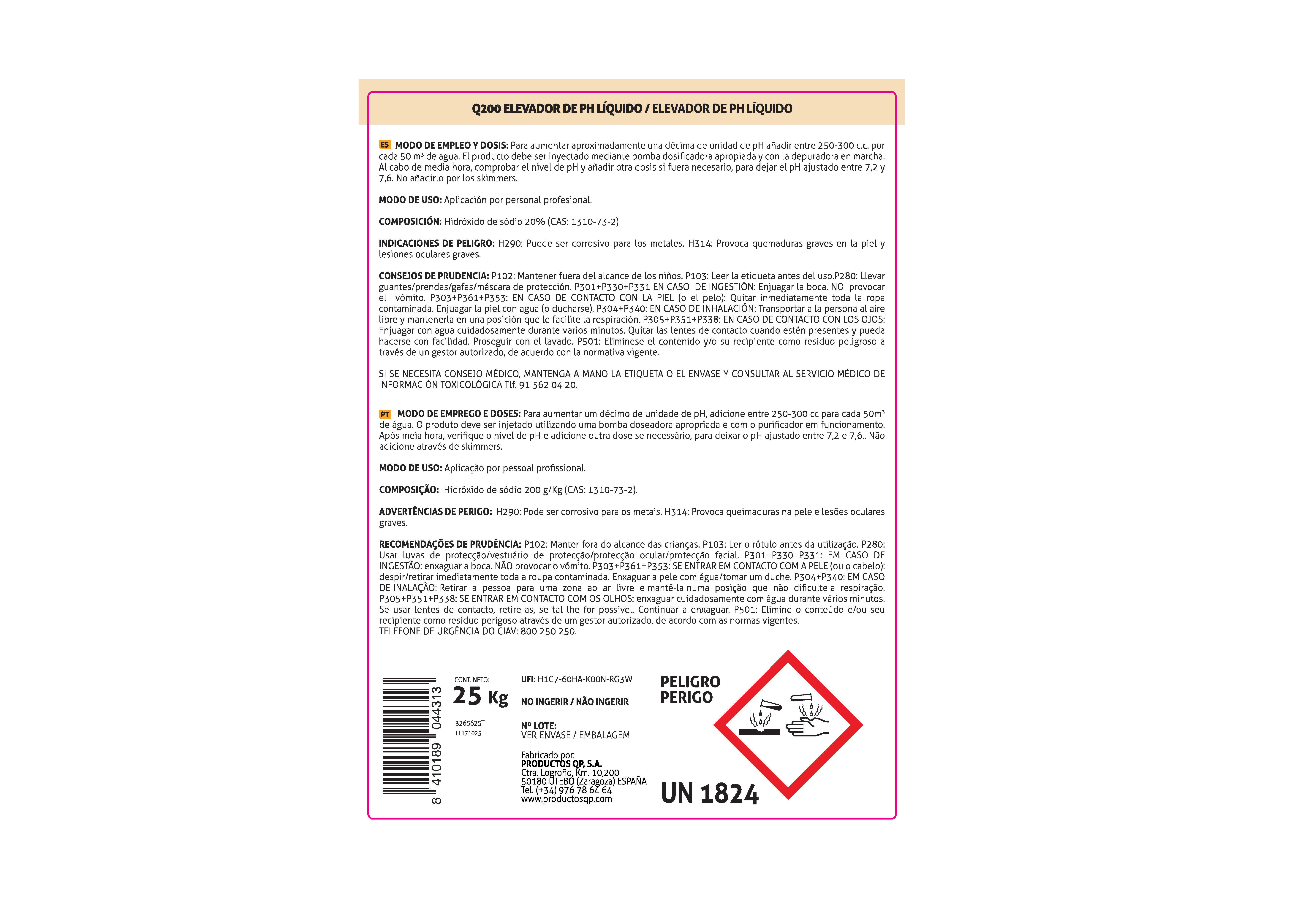 ELEVADOR PH LIQUIDO 25L  - 2