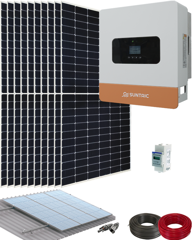 Kit Solar autoconsumo 5 kW Suntaic Híbrido 10 paneles