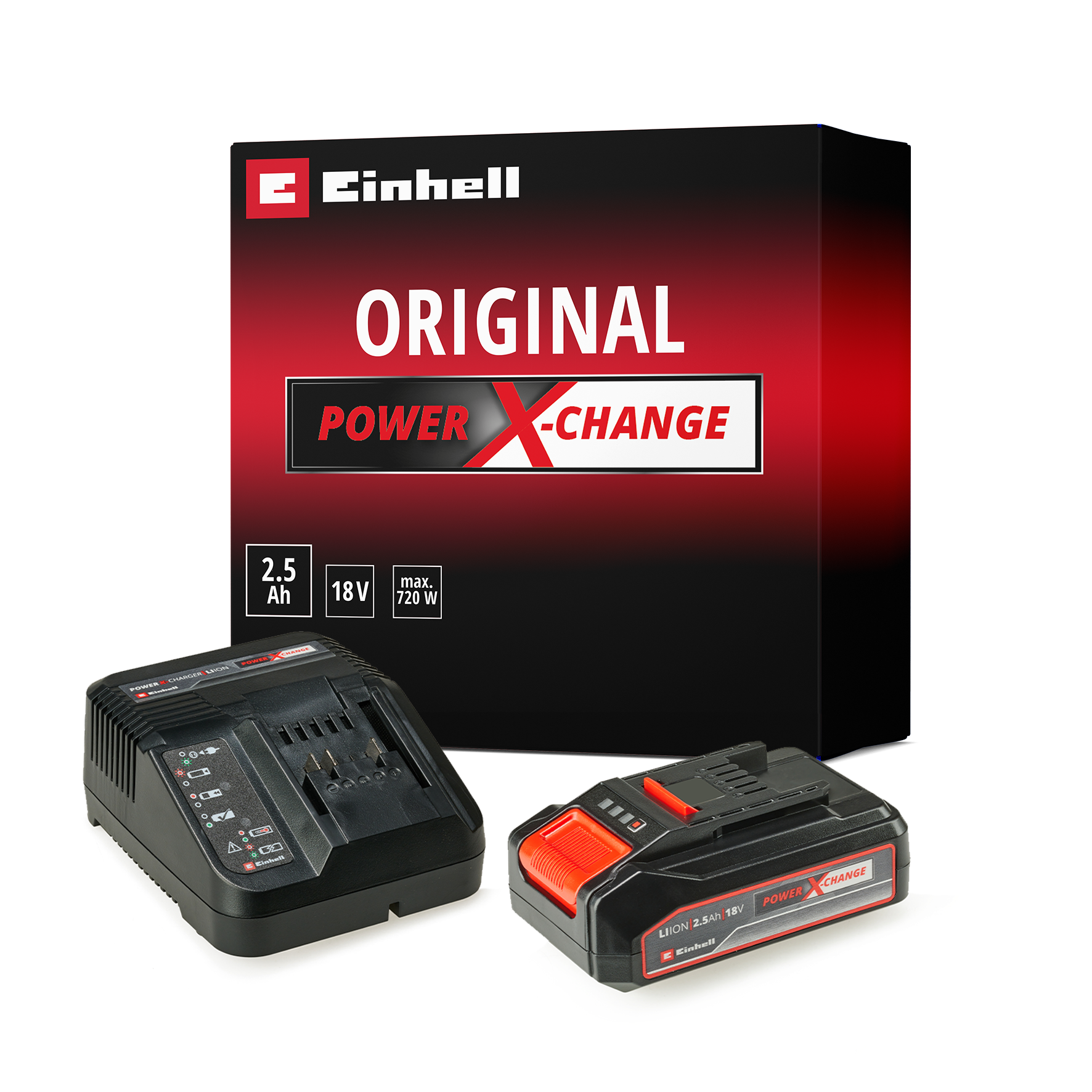 Pack carregador e bateria 18 V 2,5 Ah Einhell Power X-Change - 2