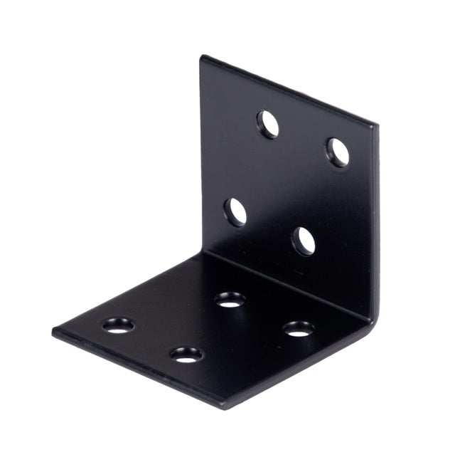 ESCUADRA DE ENSAMBLAJE ANCHA 40X40MM NEGRA