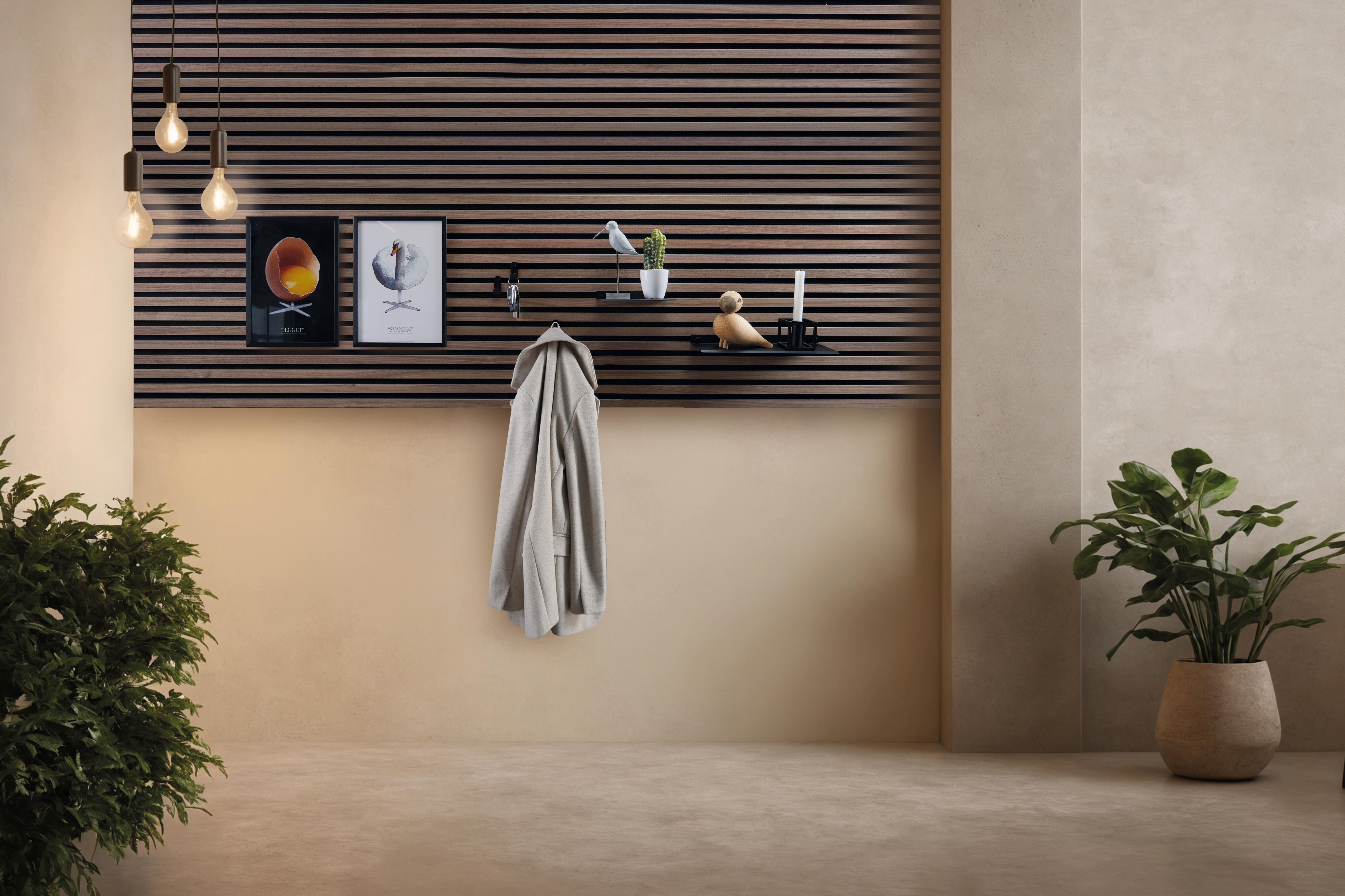 Gancio appendiabiti da avvitare FibroTech in acciaio nero satinato 2 ganci L 5 x H 2.5 cm - 4