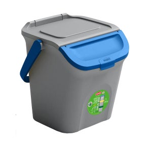 LEASYLIFE 9L/2.4GAL Bidone della spazzatura del bagno, oro e nero, il bagno è coperto da un coperchio, il bidone della vasca da bagno retrò oro metallico (nero