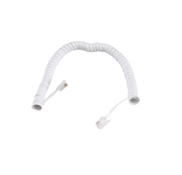 CABLE RIZADO TELEFONILLO 4+N 2M BLANCO