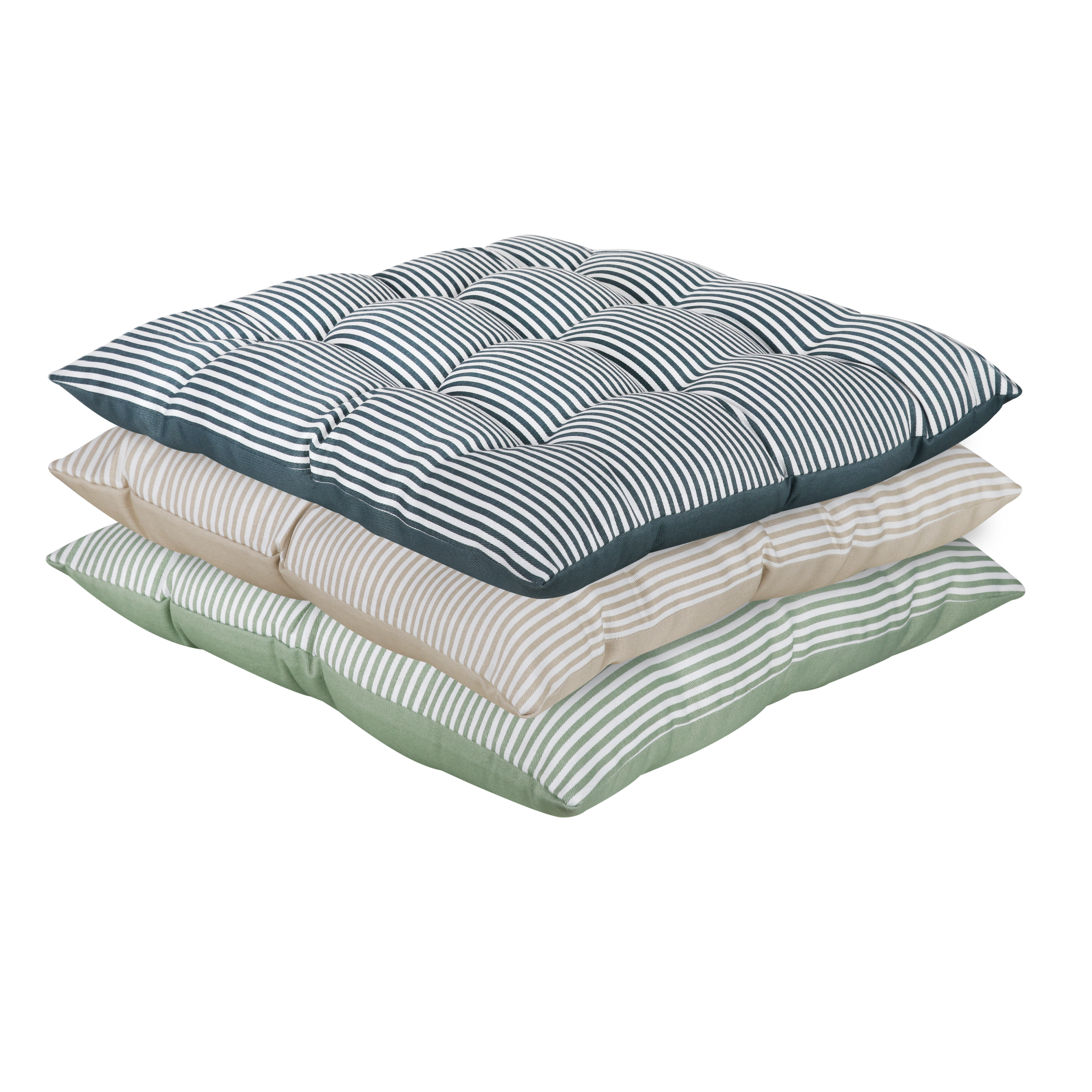 Cojín de suelo interior cuadrado Lunor algodón, poliéster algodón beige trench INSPIRE 60x60x6 cm - 12