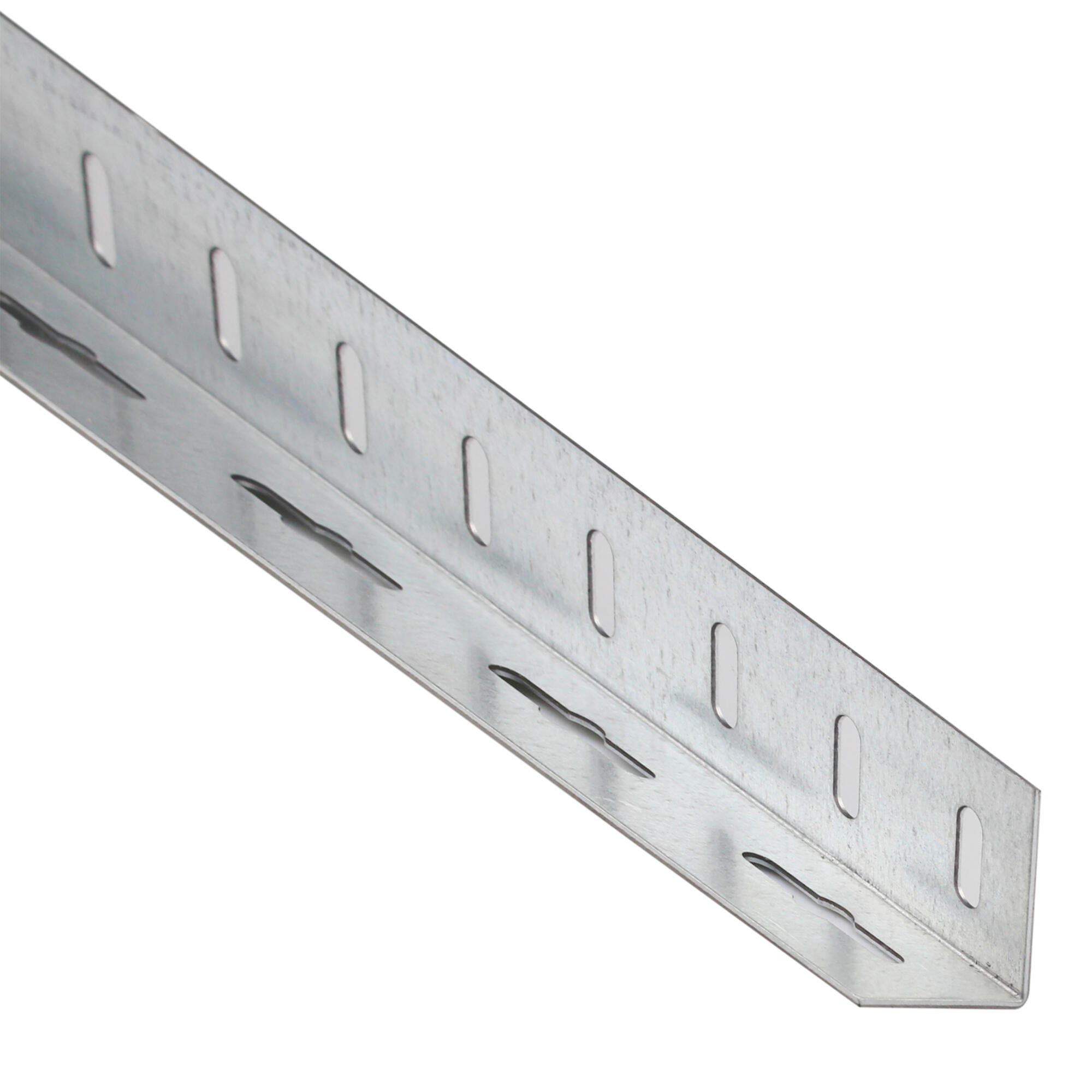 Cornière inégale acier galvanisé gris perforé, L.1000 mm | Leroy Merlin