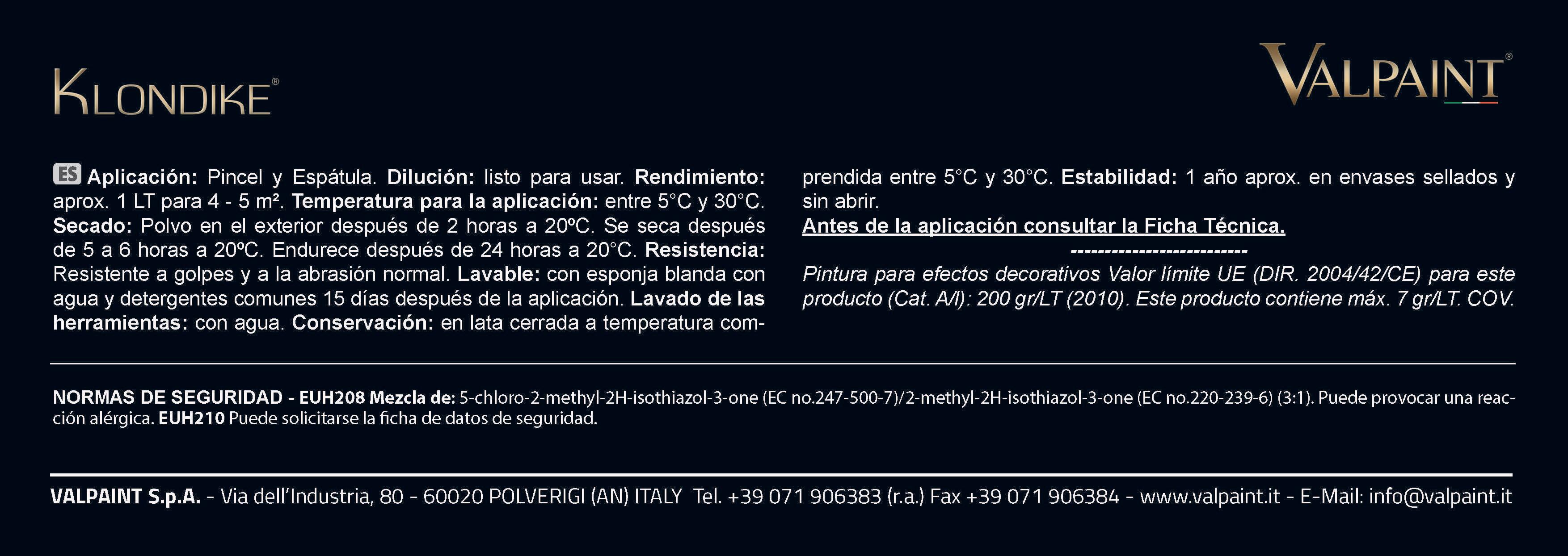 BASE KLONDIKE 1L - 2
