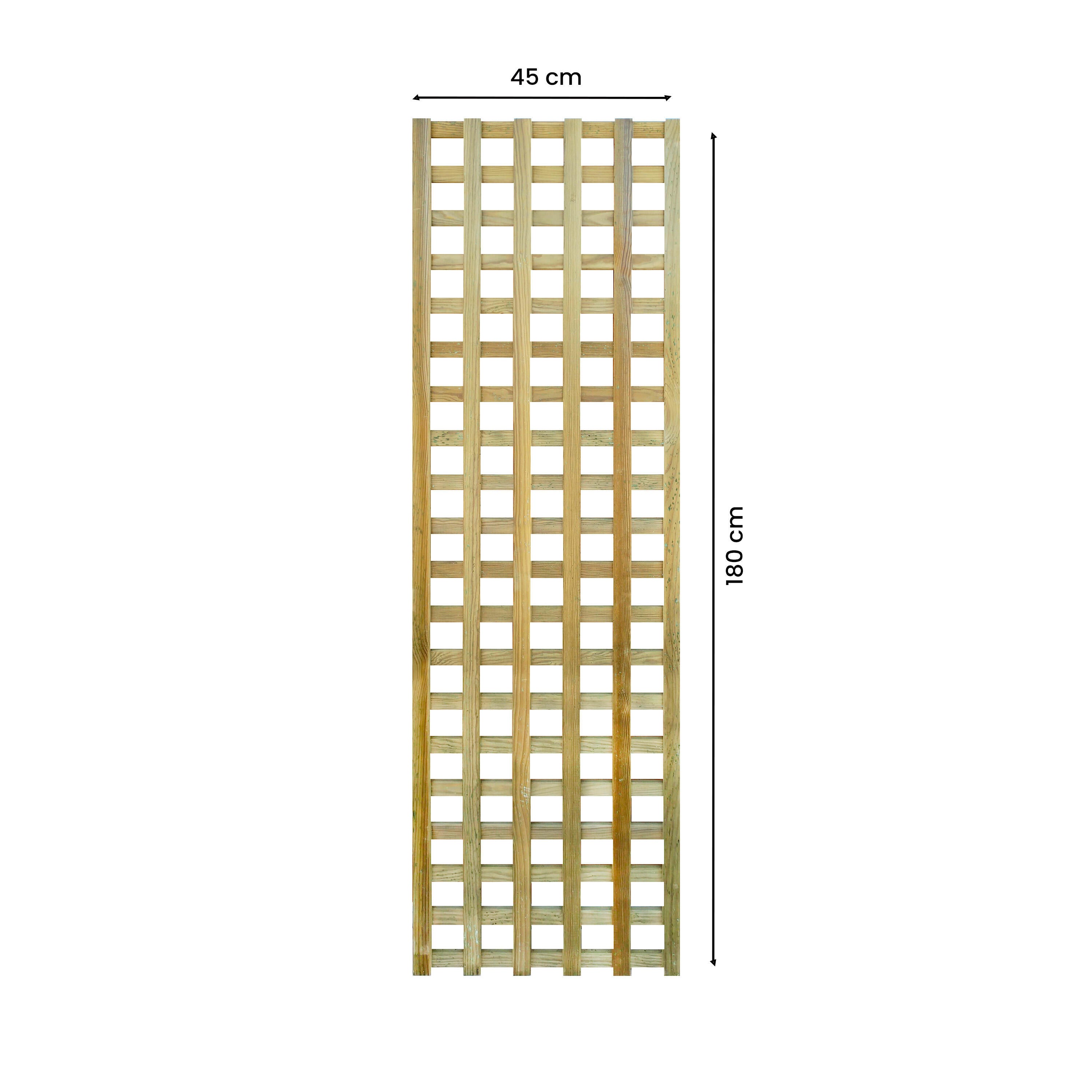 Panneau treillis bois ajouré Sevilla, CERLAND, l.42 x H.180 cm, naturel - 4