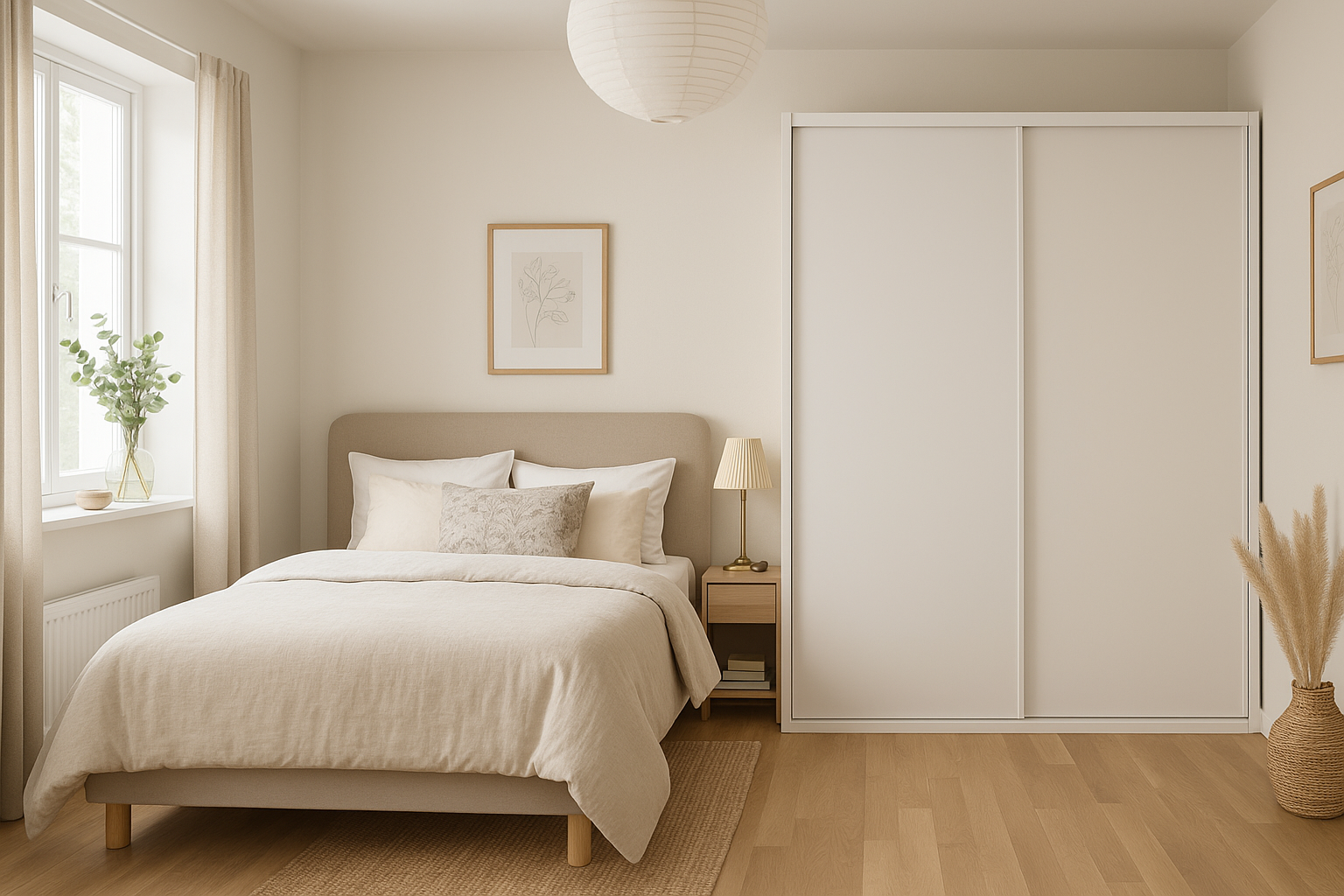 PUERTA DE ARMARIO CORREDERA BLANCO  ANCHO 80 CM - 2