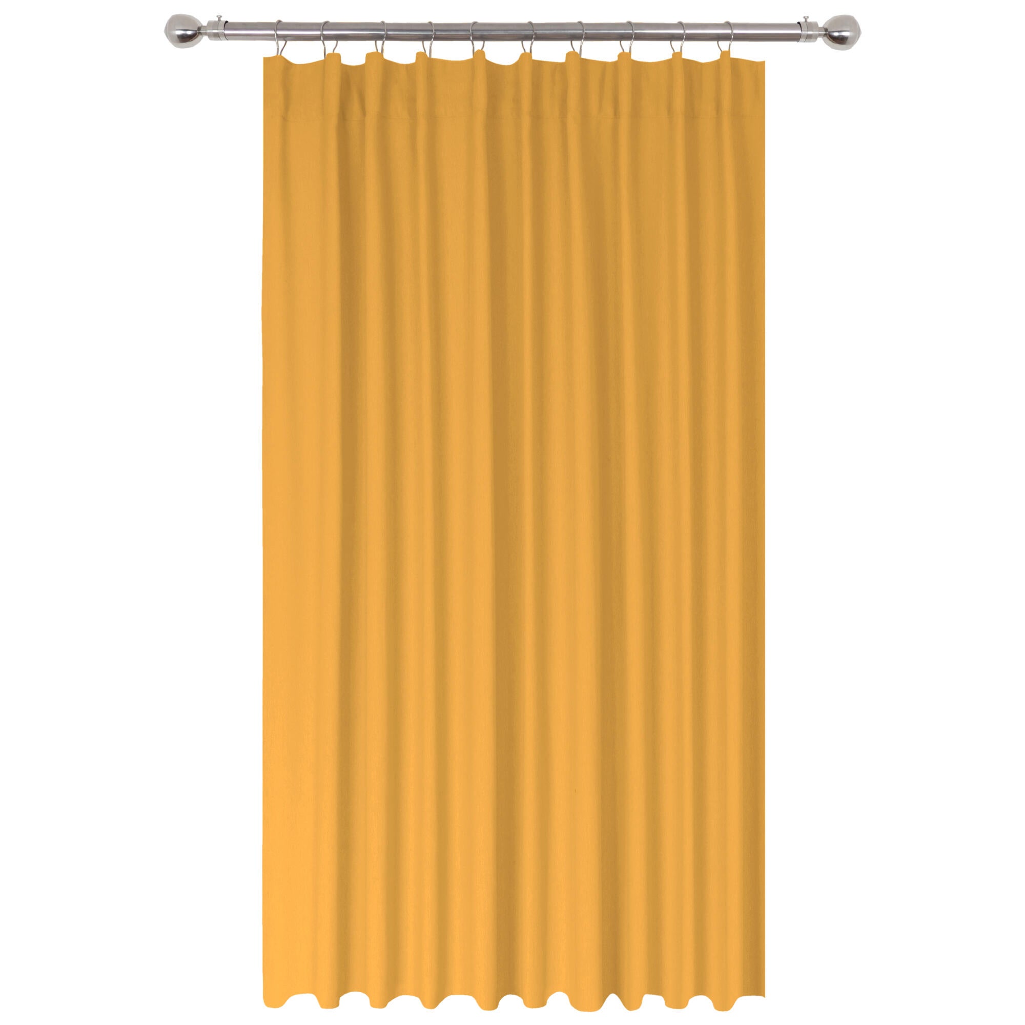 Draperie Inspire Kalpe Solemio, 140 x 280 cm, cu rejansa, galben