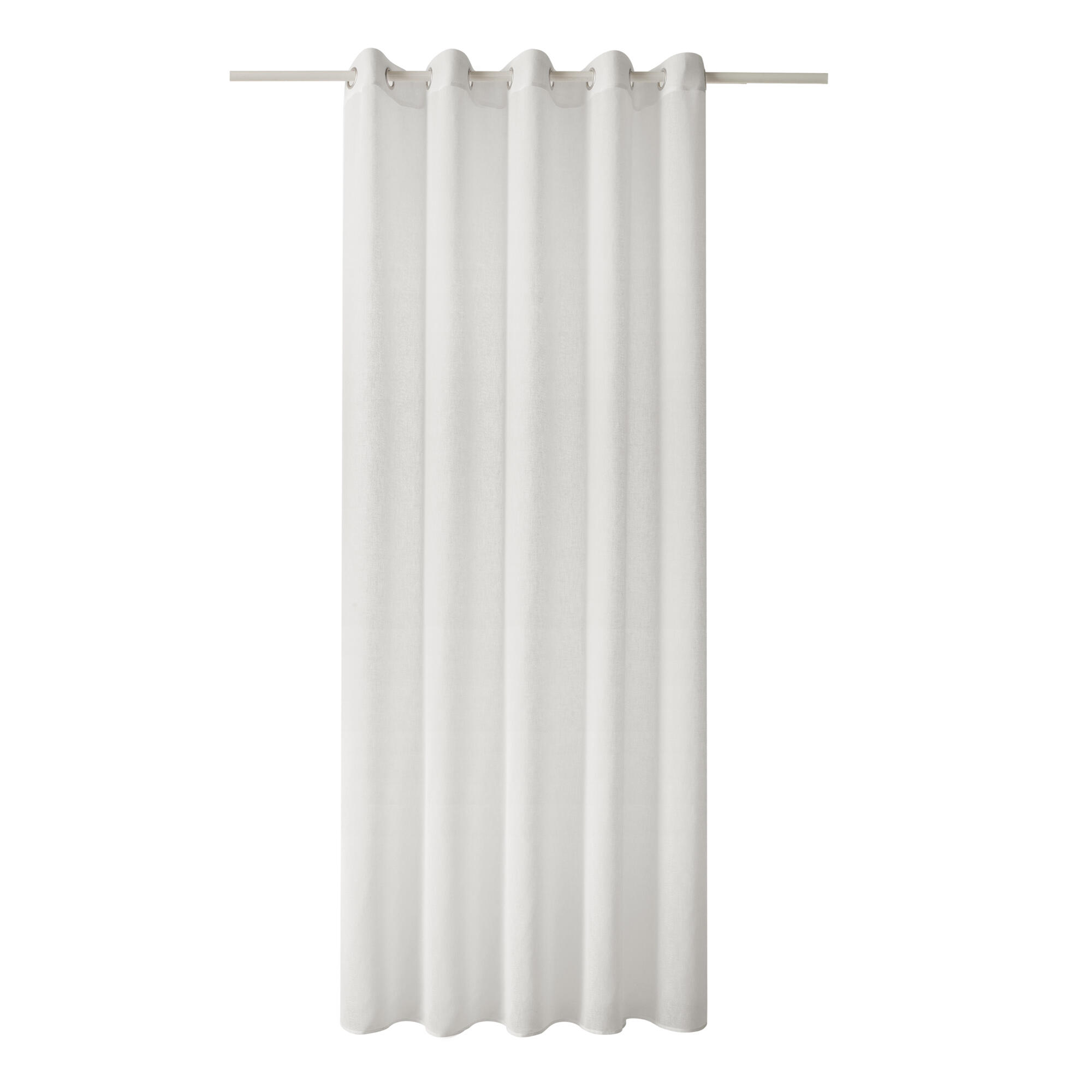 Perdea Zadig 140 x 280 cm, inele, alb