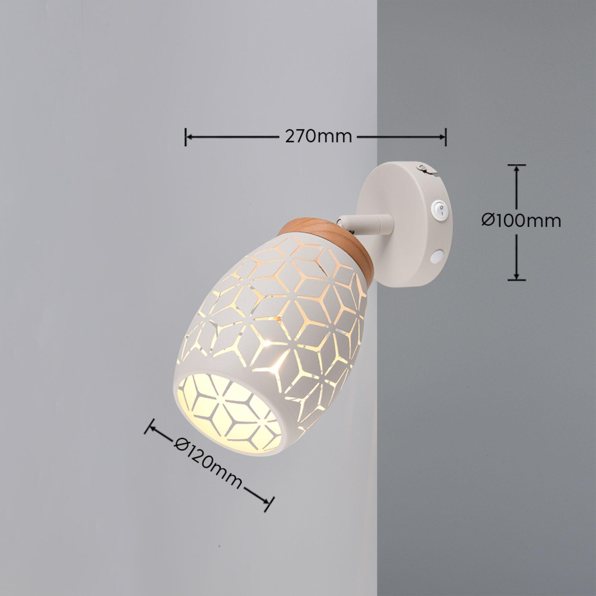 Foco decorativo 1 luz E14 de acero inoxidable gris Bidar TRIO LIGHTING 12 cm - 2