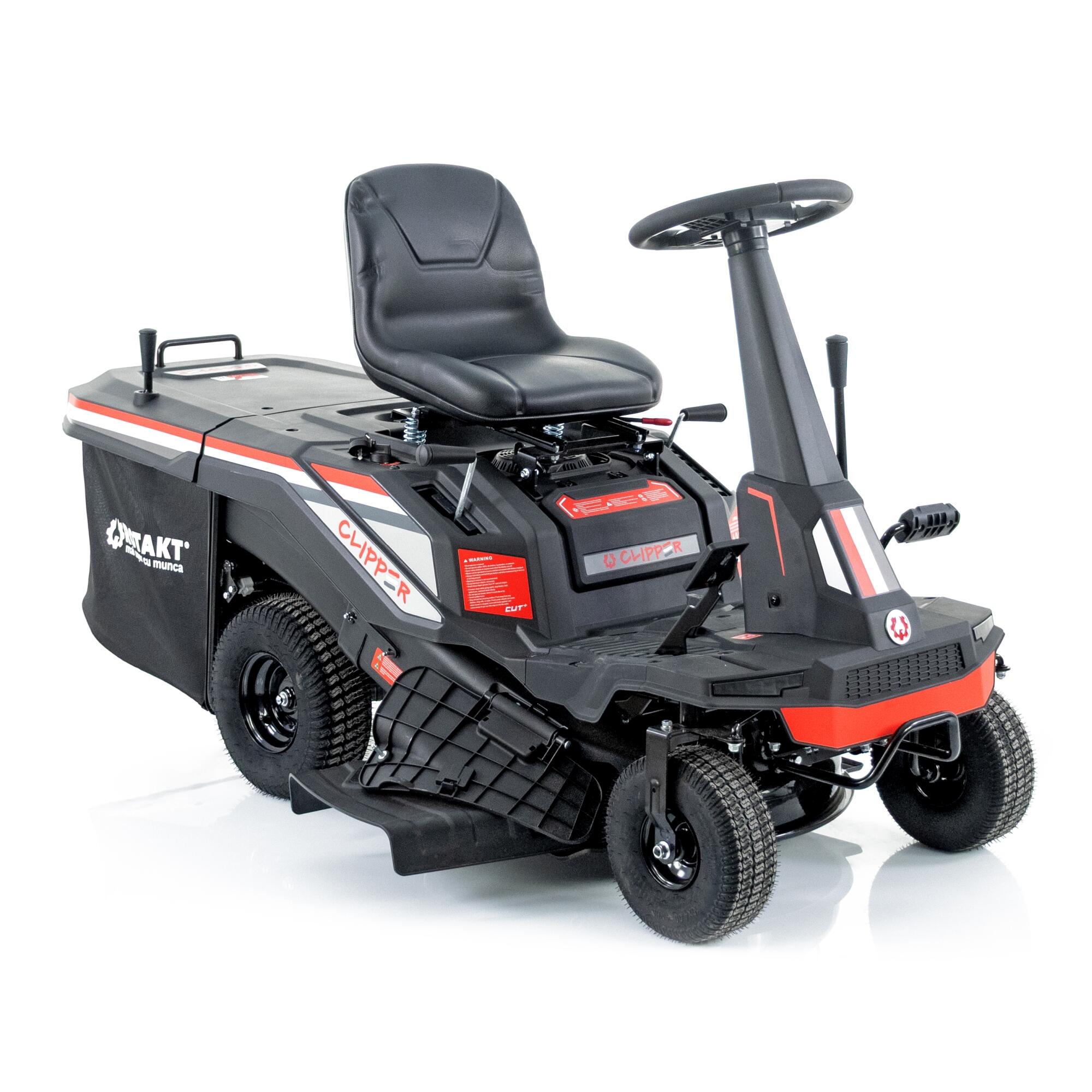 Mini tractor iarba Rotakt, pe benzina, 7.5 CP, 5.59 kW, 150 L, latime 61 cm