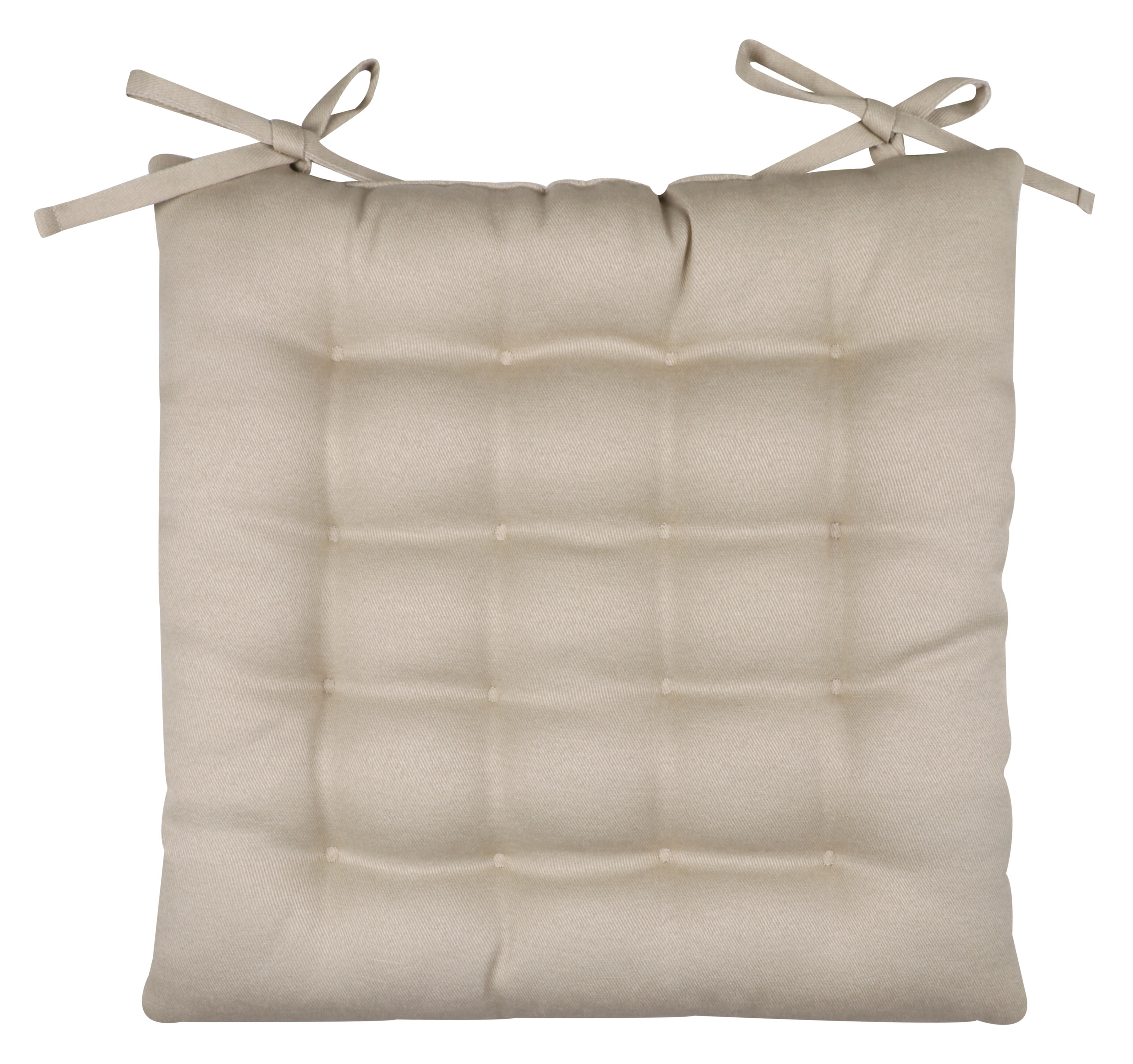 Coussin de chaise INSPIRE Lunor beige, l.40 x L.40 cm - 2