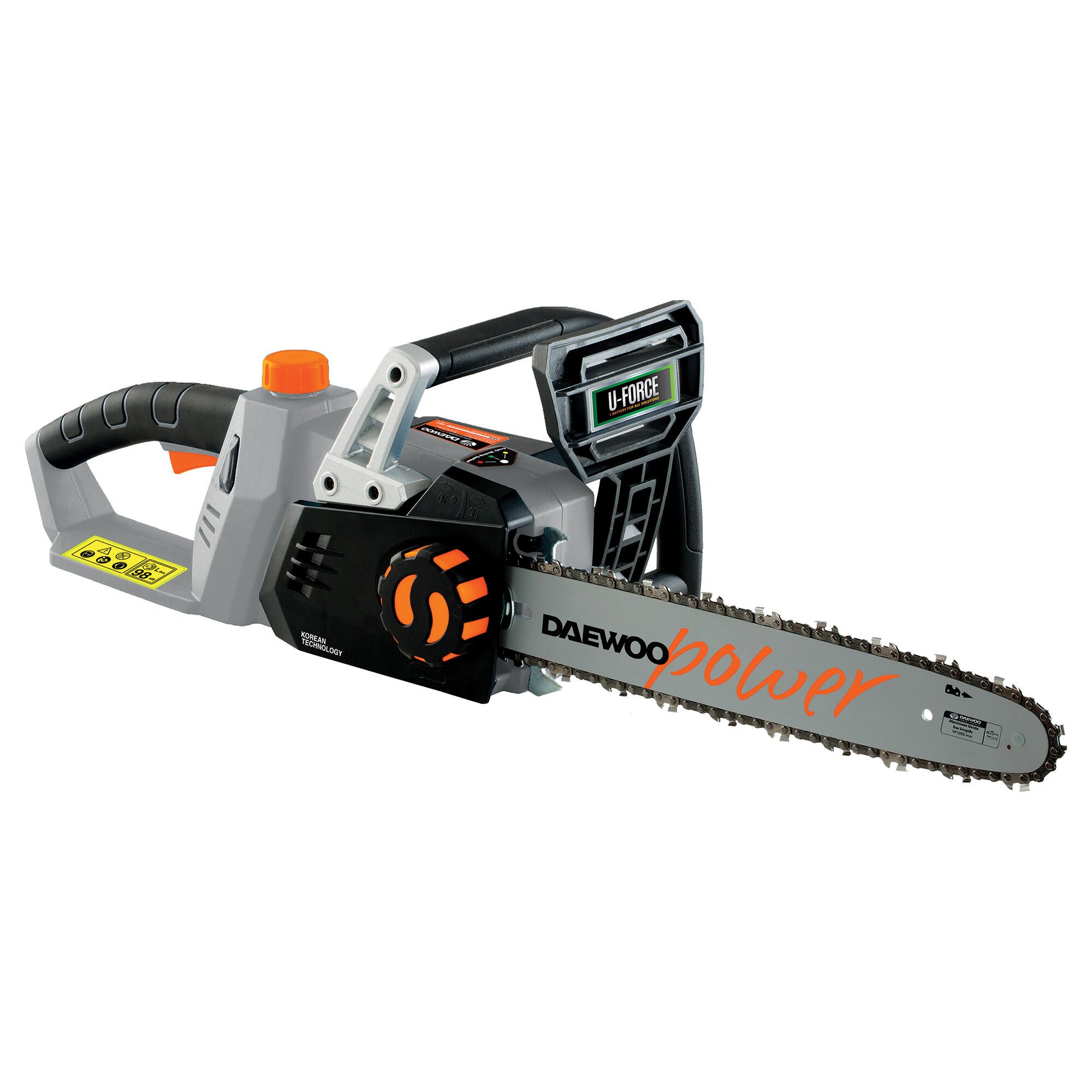 Fierastrau pe acumulator Daewoo, 40 V, lama 35.5 cm, 3.85kg, acumulator neinclus