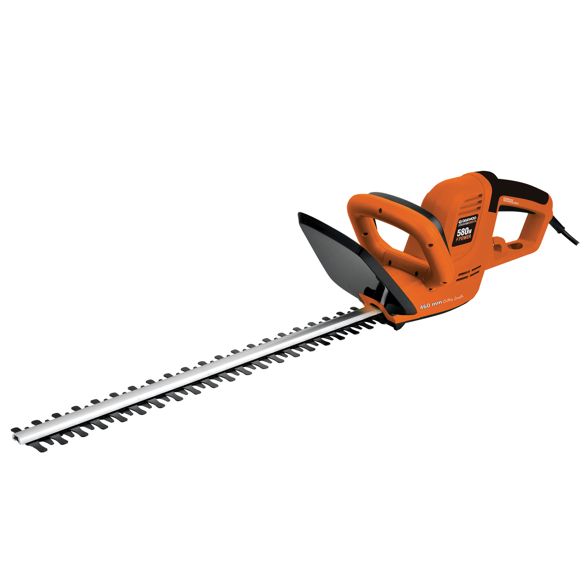 Foarfeca electrica pentru tuns gard viu, Daewoo, 580 W, lama 46 cm