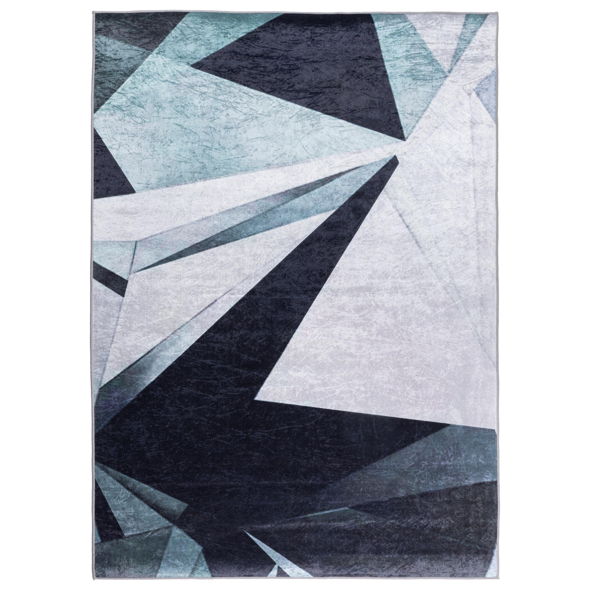 Covor Print Shine, 80 x 200 cm, negru-verde