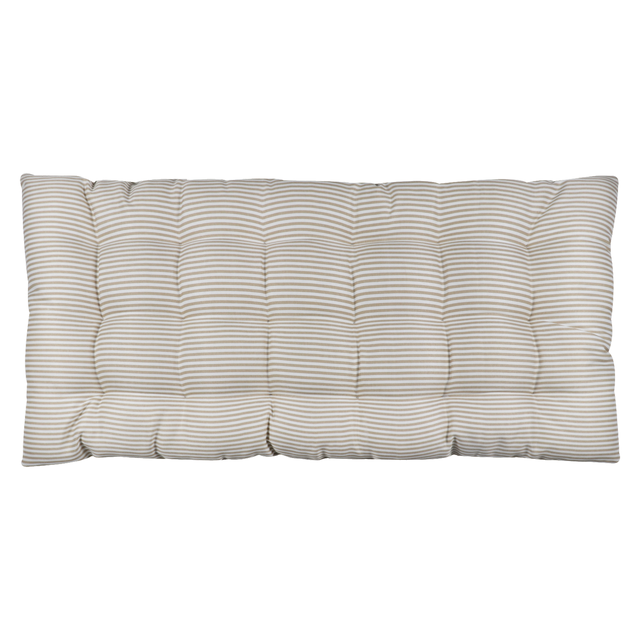 Cojín de suelo interior Lunor algodón, poliéster beige trench INSPIRE 60x120x6 cm