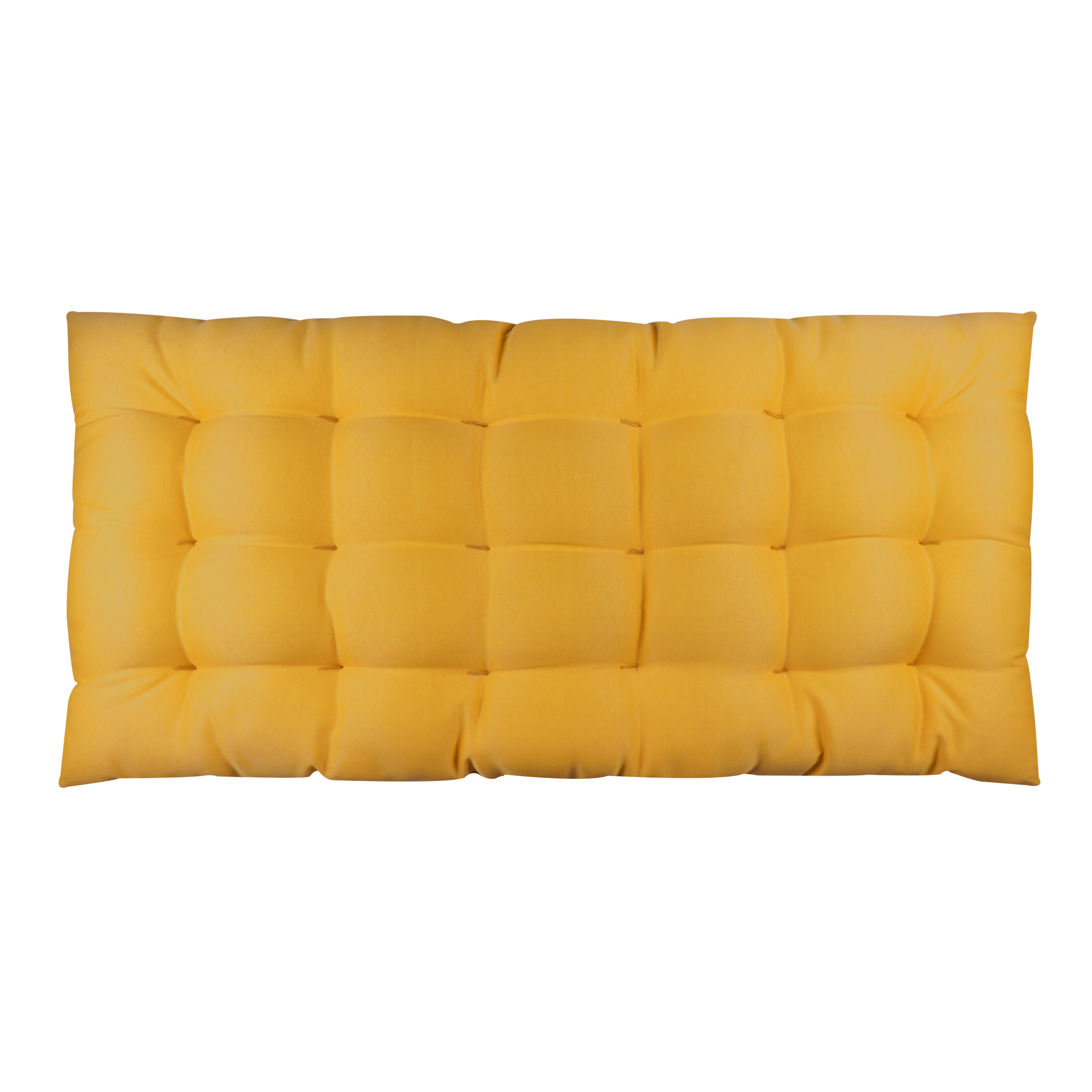 Almofada de chão Lunor 120x60x6 amarelo Inspire - 3