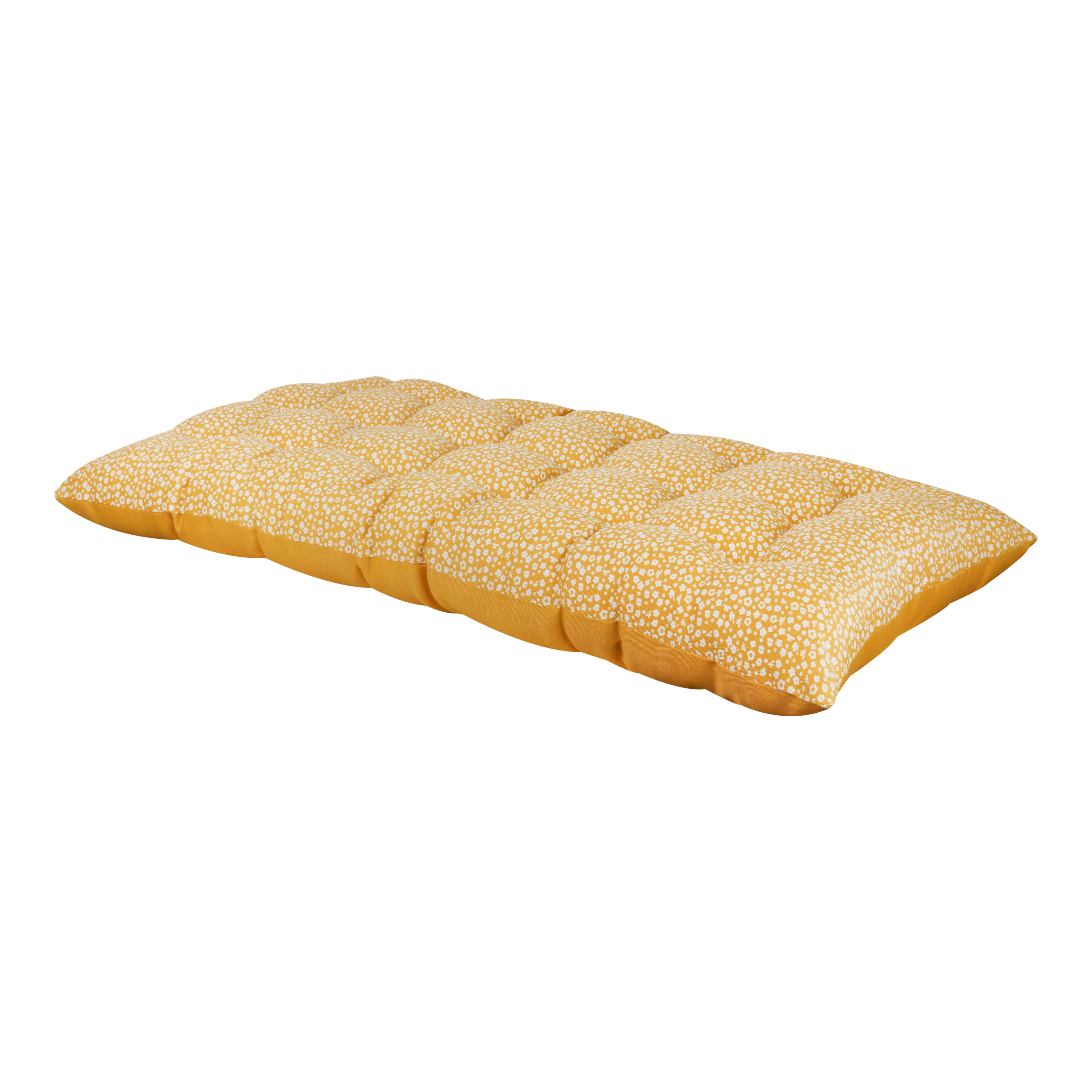 Almofada de chão Lunor 120x60x6 amarelo Inspire - 2