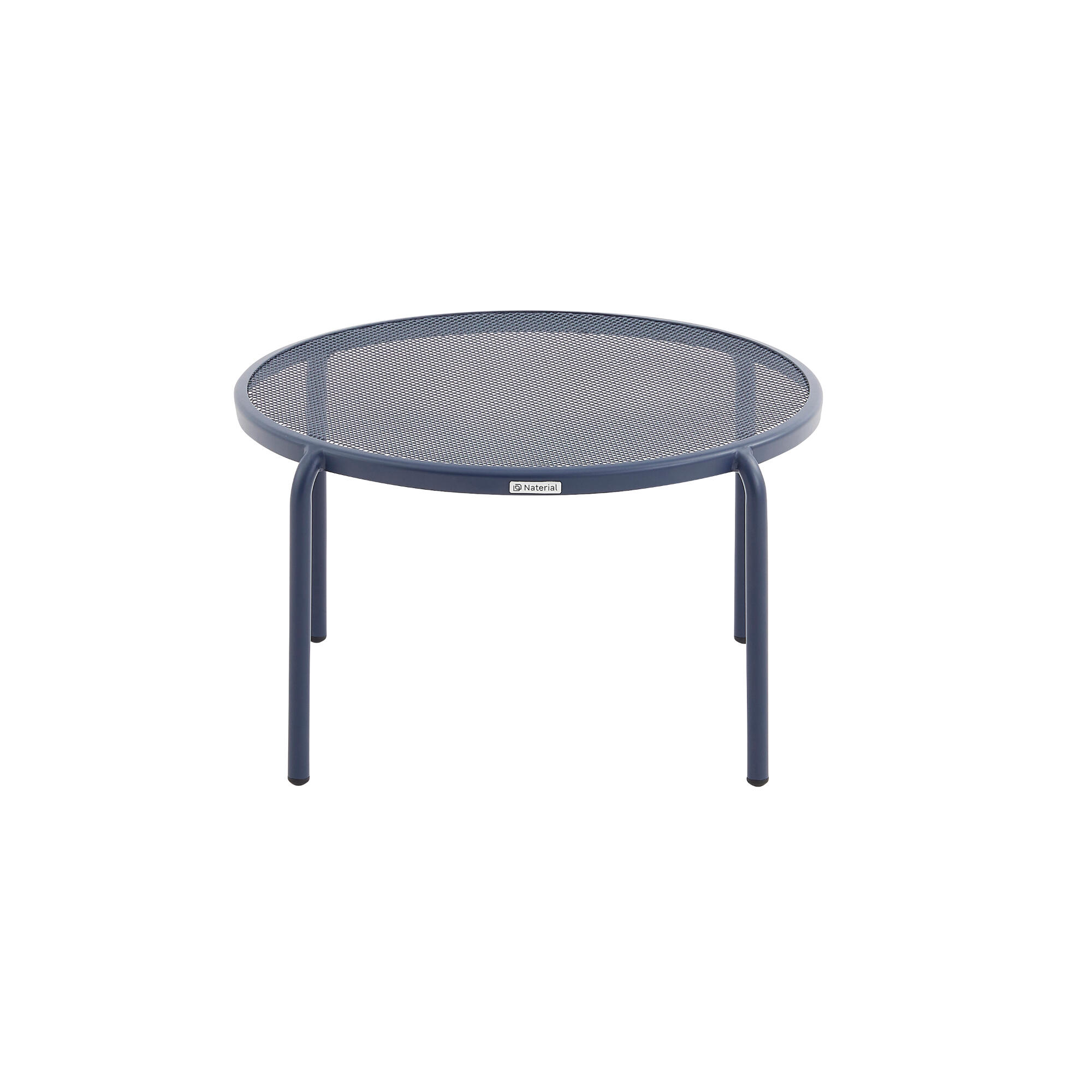 Masa gradina, Naterial Ikaros pentru 2 persoane, otel, Ø 60 cm, H 35 cm, albastru