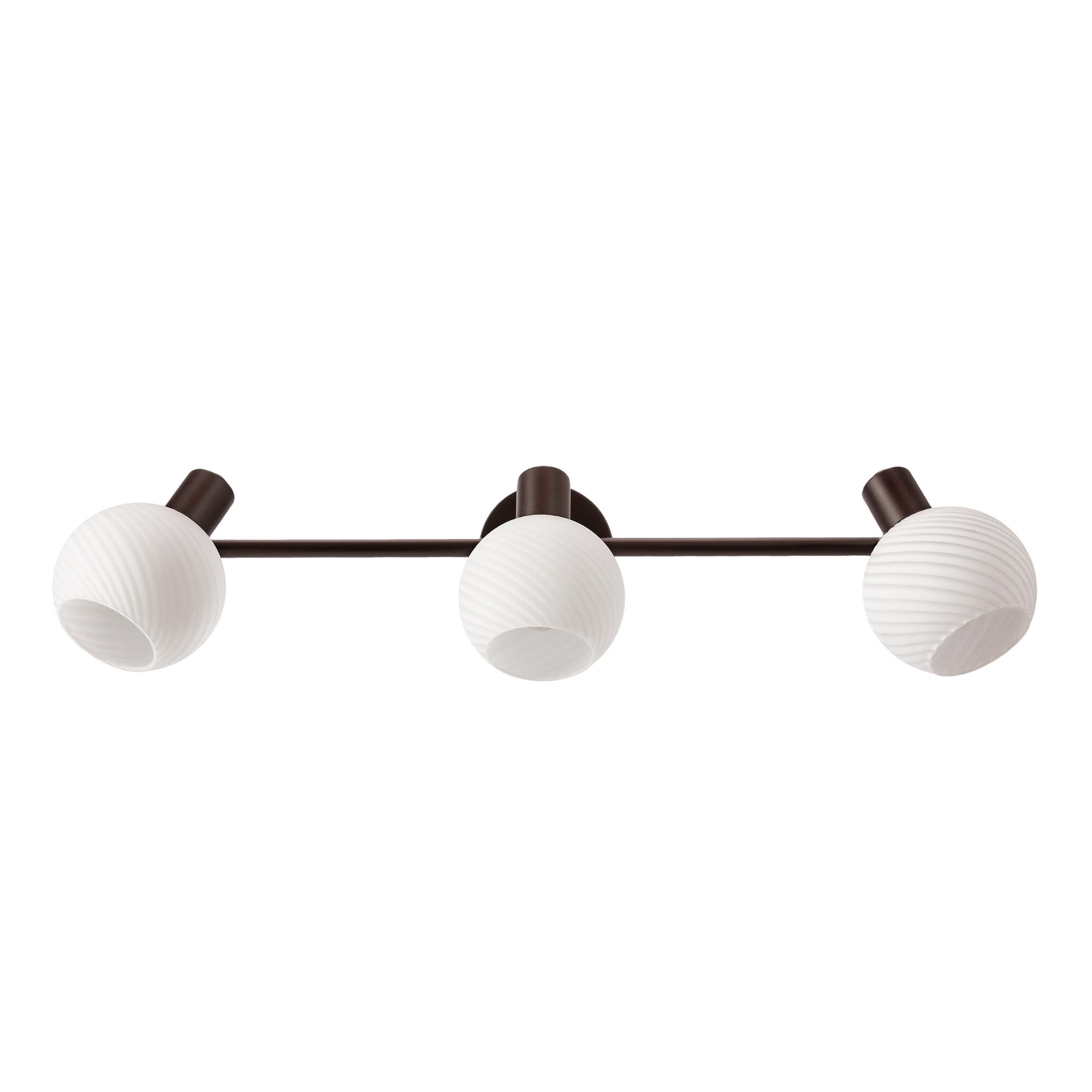 Spot pe bara Grano, 3 x E14, 40 W, alb-negru