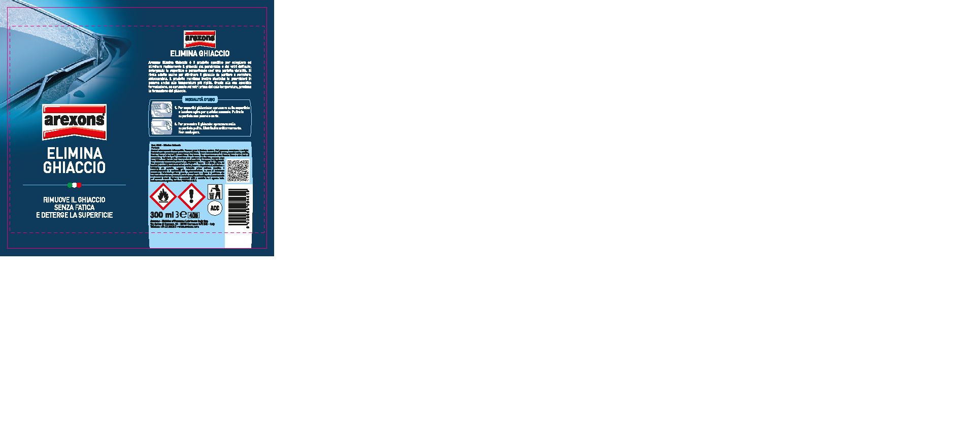 Deghiacciante per vetri autoAREXONS Elimina ghiaccio spray 0.3 L - 2