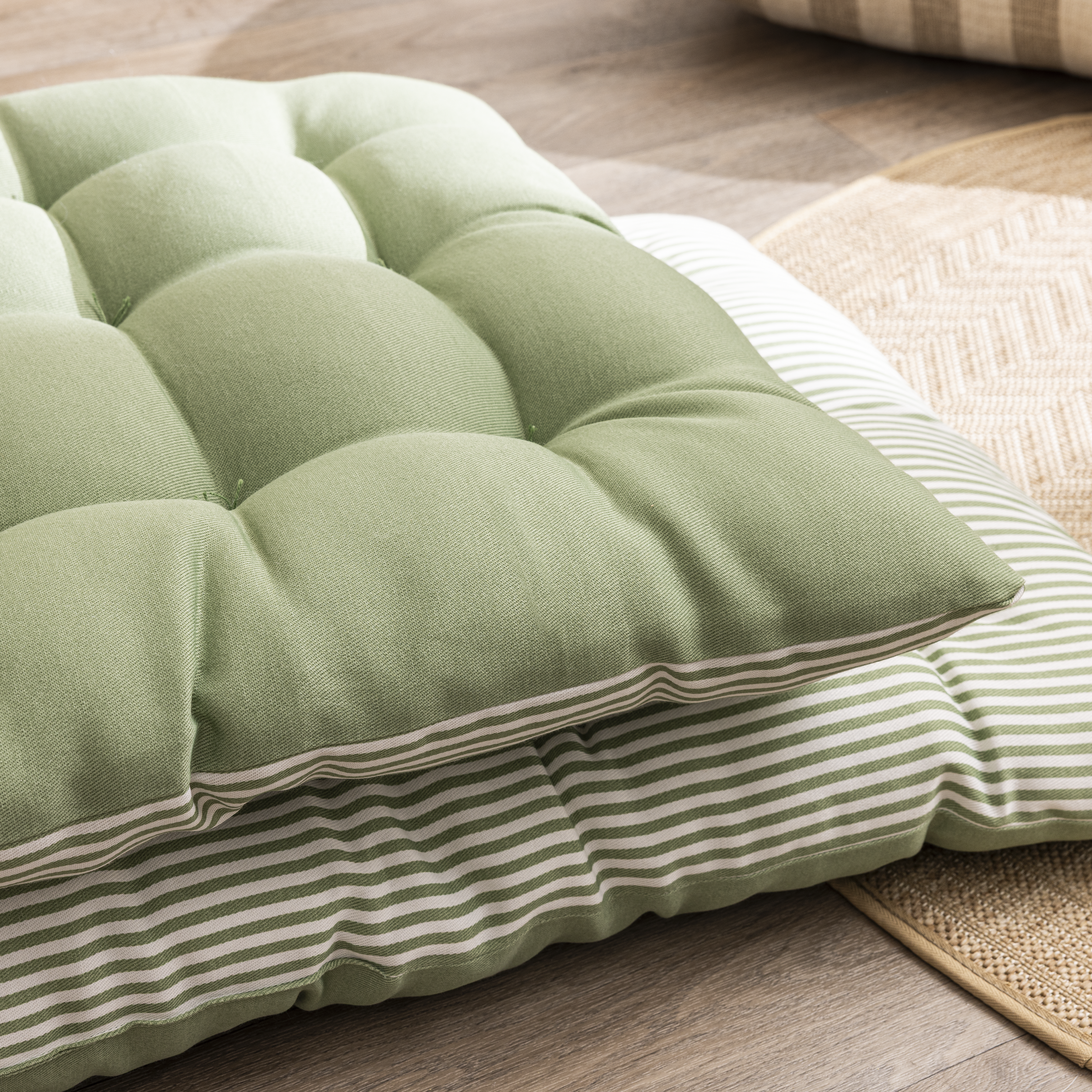 Almofada de chão Lunor 120x60x6 verde Inspire - 6