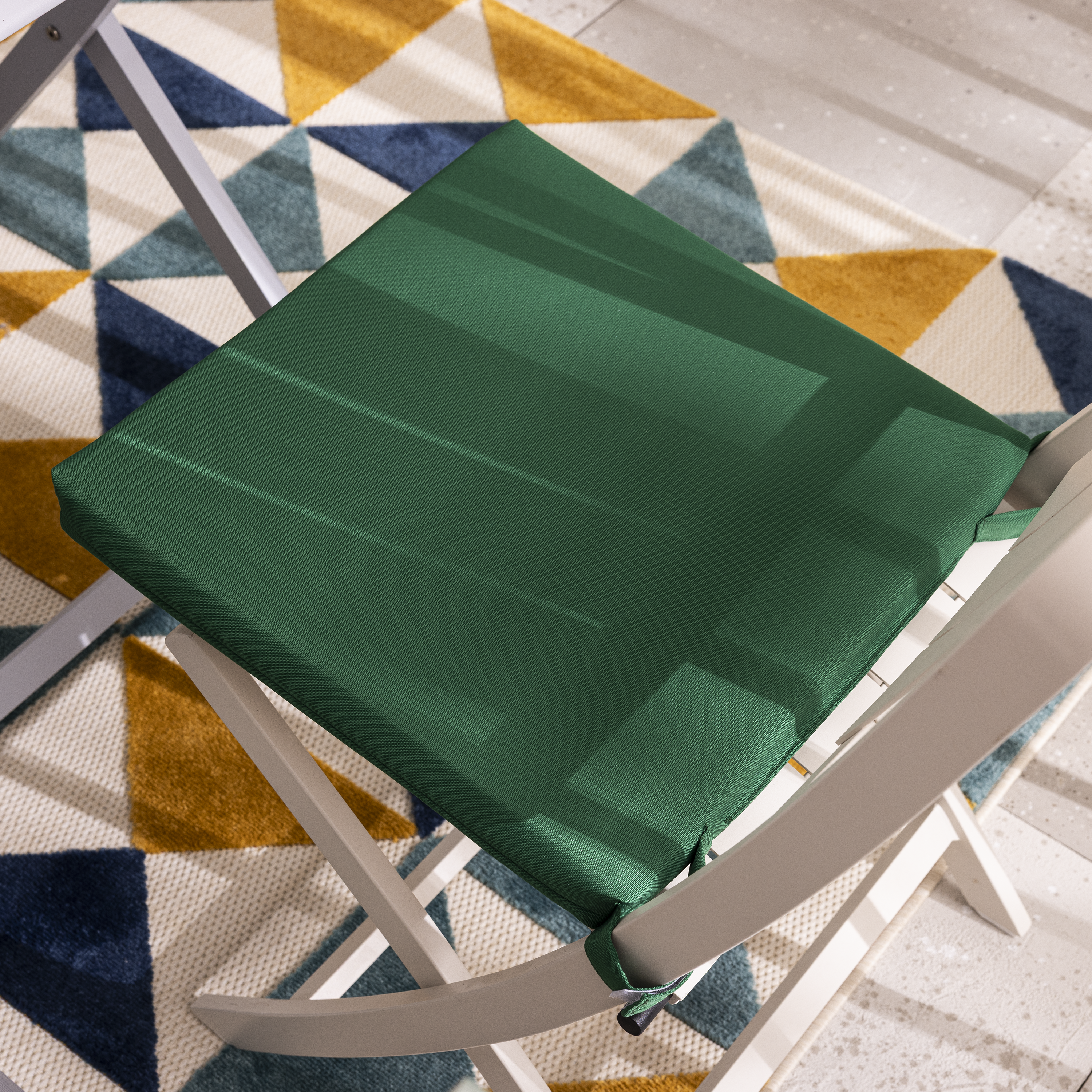 Coussin de chaise New joy, vert, l.40 x L.40 cm INSPIRE - 8