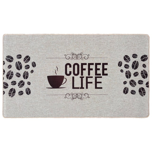Tapete de corredor Sanremo 240x60cm castanho