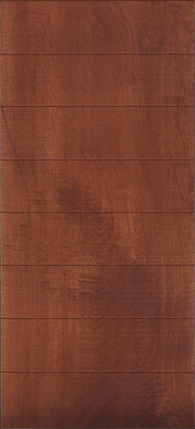 Pannello per porta blindata verniciato noce L 90.7  x H 210 cm, Sp 7 mm