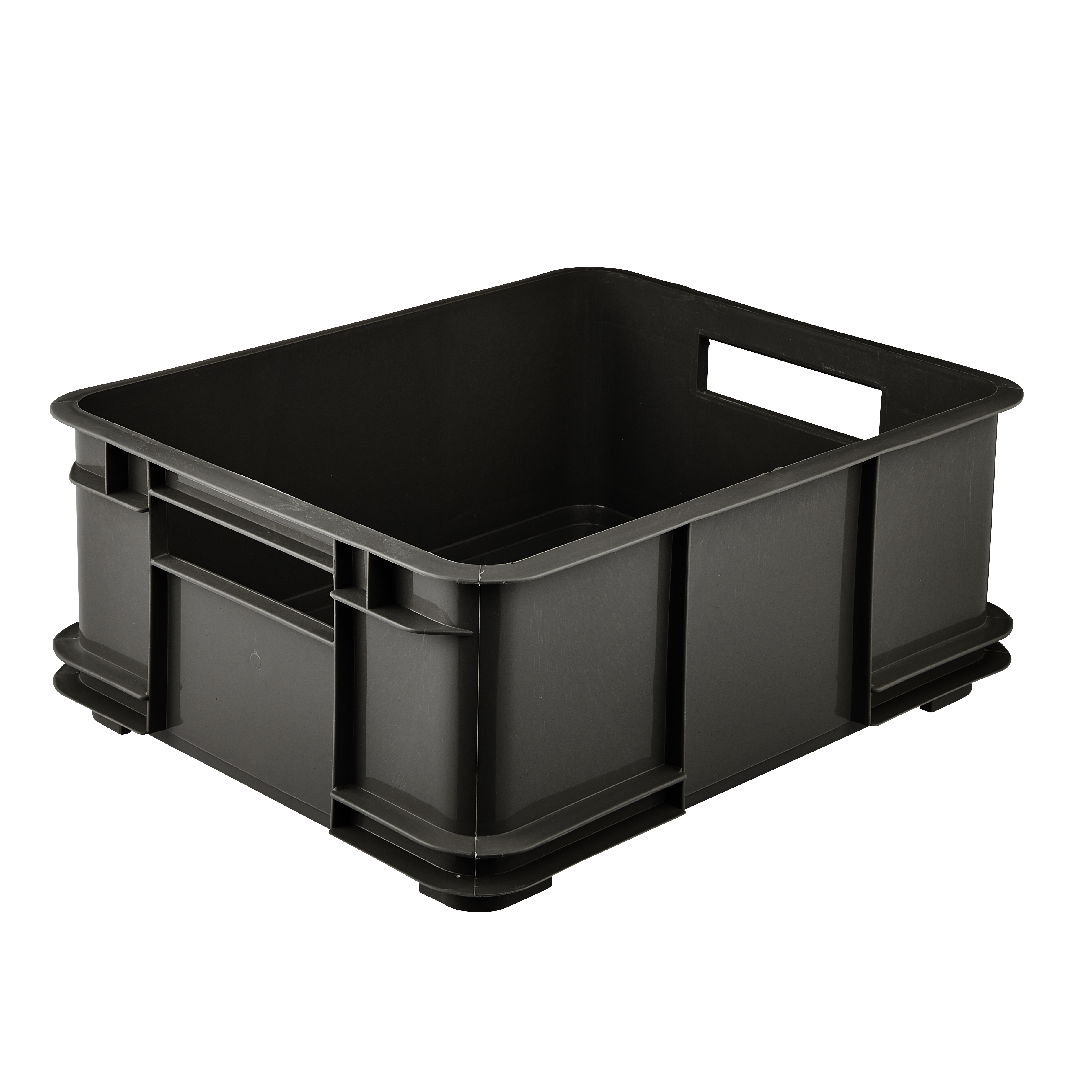 Pojemnik Spaceo Bruno z uchwytem grafitowy 20.5 l 43x17.5x35 cm