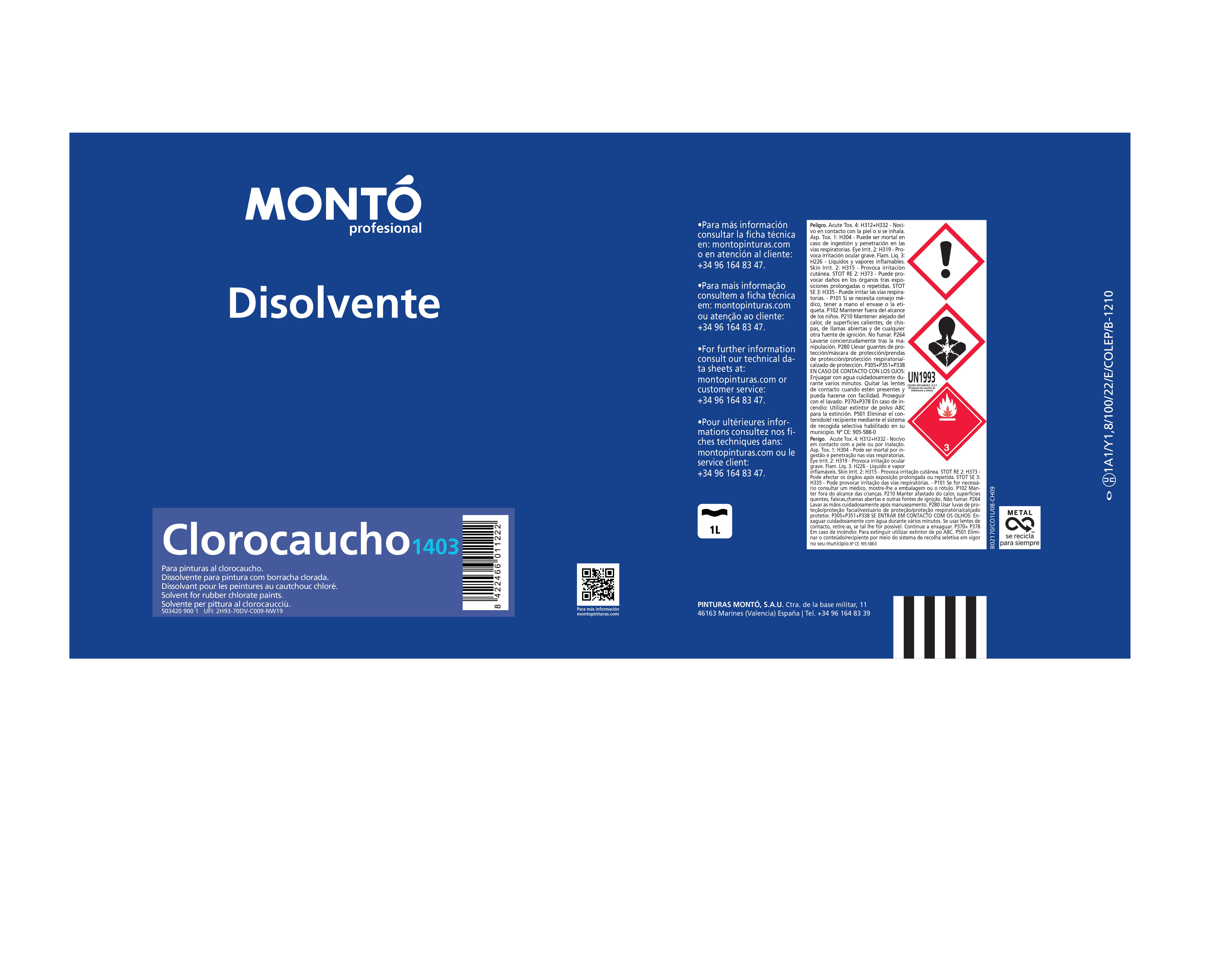 DISOLVENTE CLOROCAUCHO 5L - 2