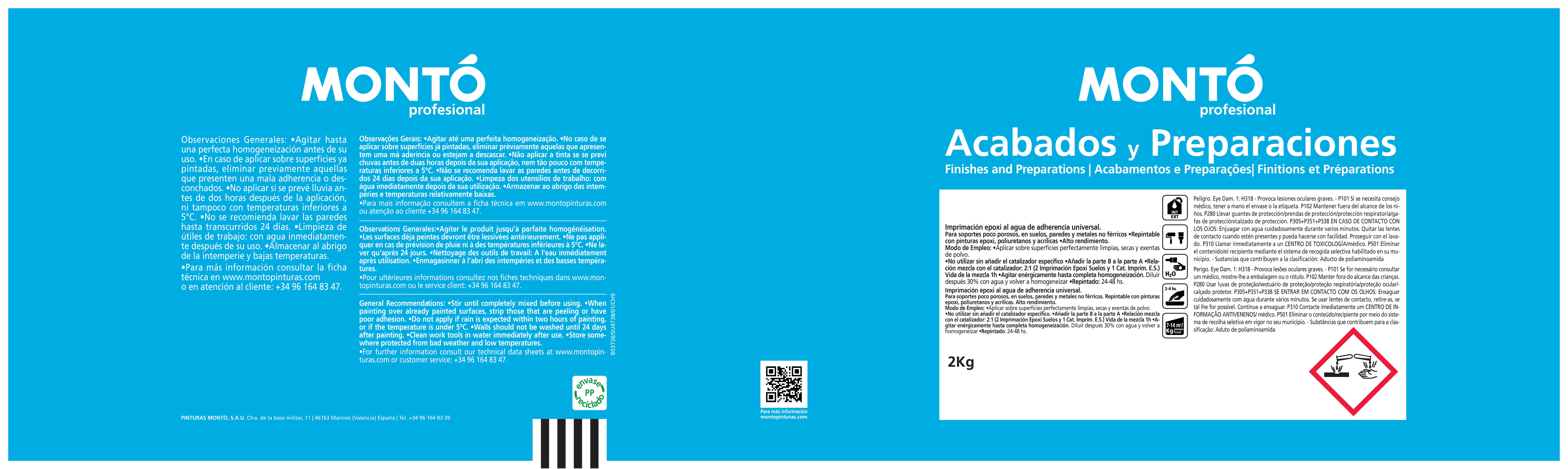 PINTURA EPOXI AL AGUA + CATALIZADOR 4.5KG BLANCO - 4