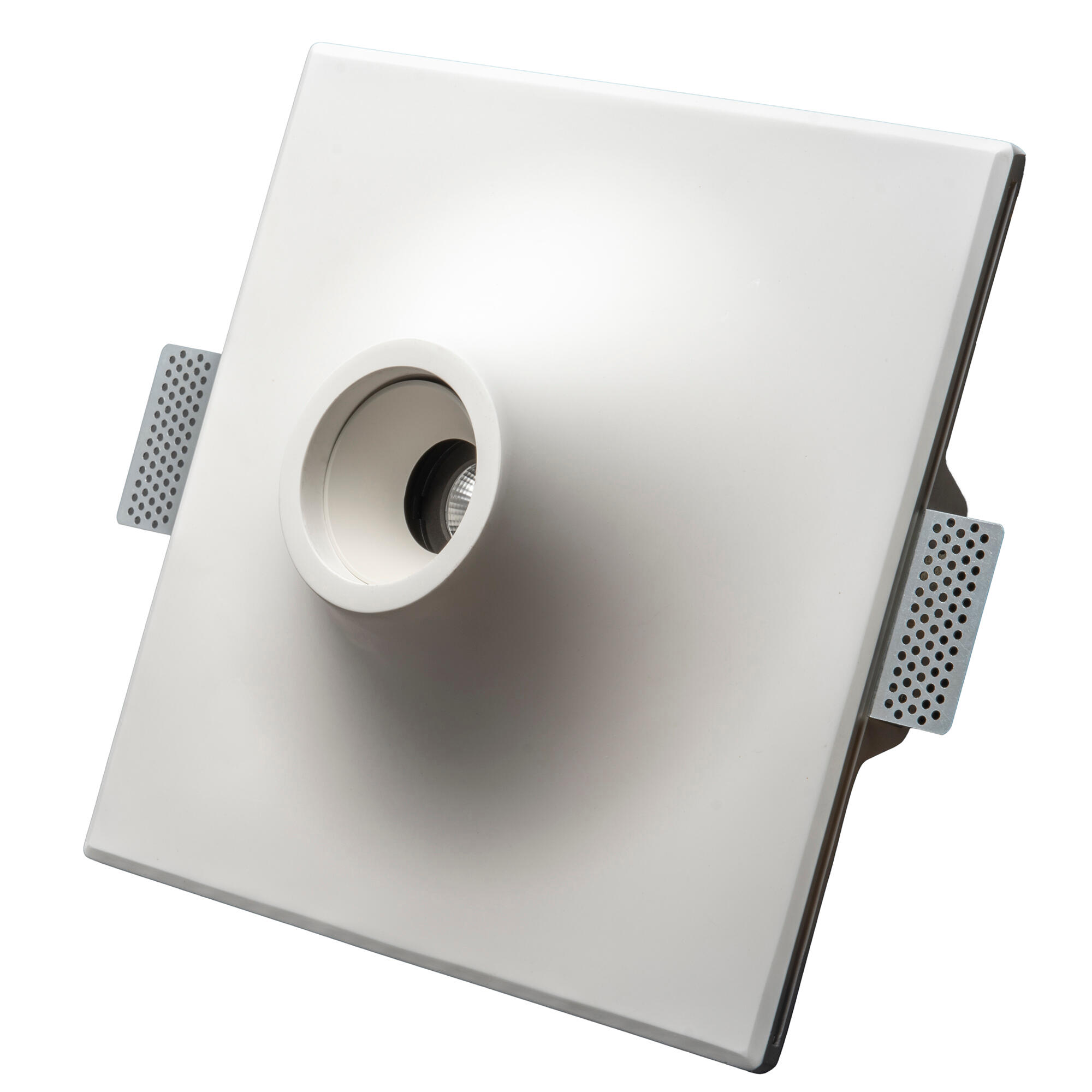 Alverlamp  Downlight Led Empotrable Cuadrado 810 Luz Neutro 4000K Ip20, Foco Led Empotrado Para Techos Blanco , Leroy Merlin