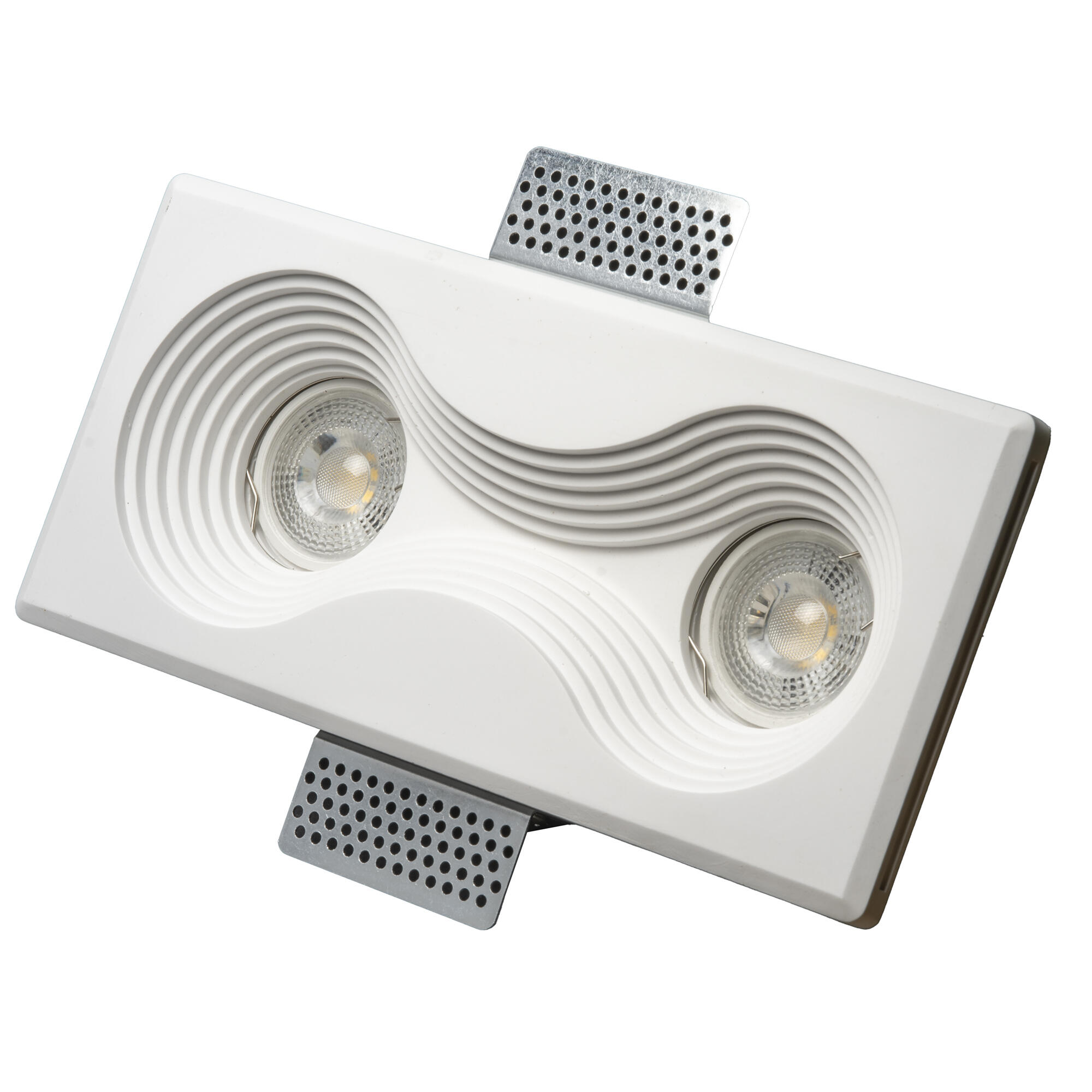 Alverlamp  Downlight Led Empotrable Rectangular 1498 Luz Neutro 4000K Ip20, Foco Led Empotrado Para Techos Blanco , Leroy Merlin