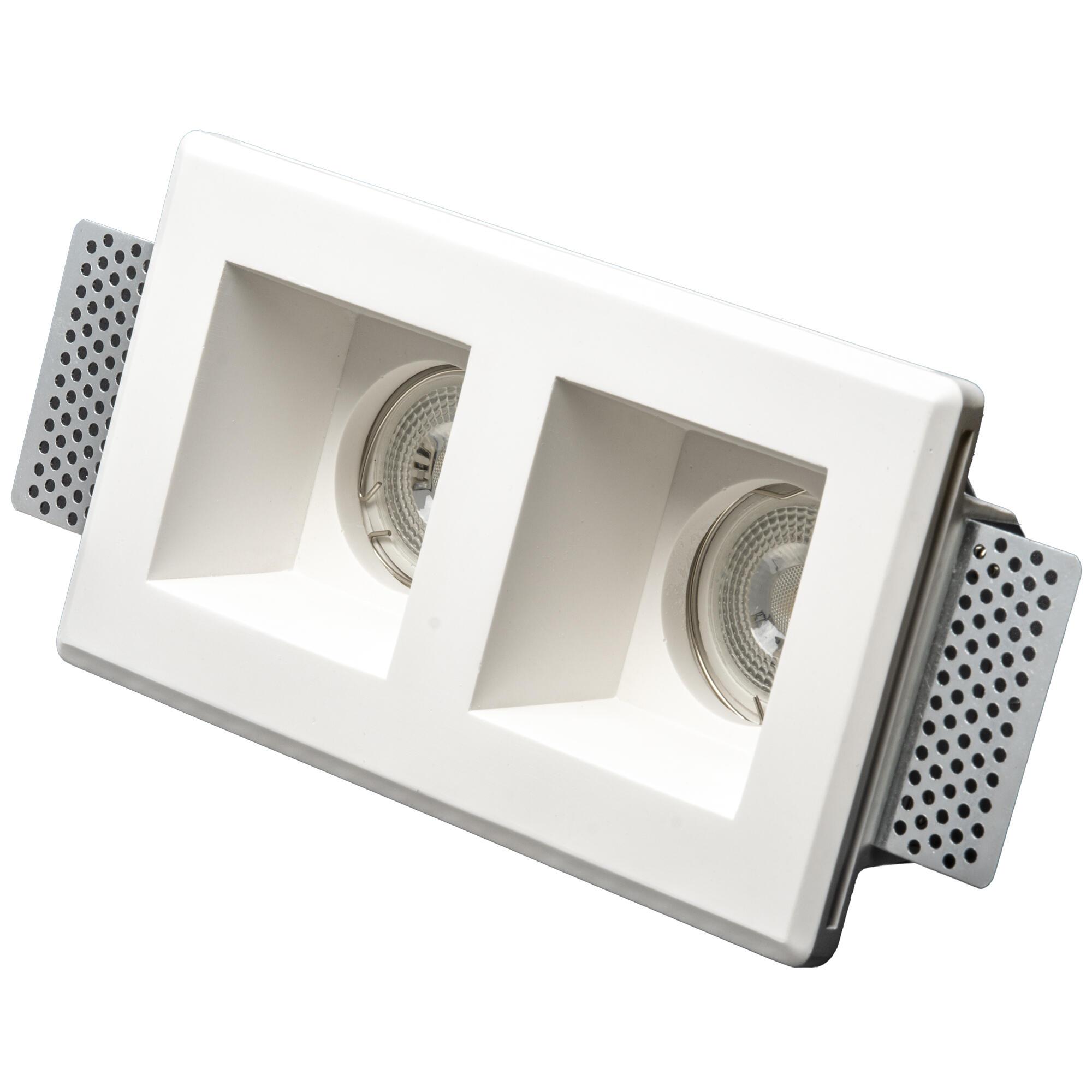 Alverlamp  Downlight Led Empotrable Rectangular 1498 Luz Neutro 4000K Ip20, Foco Led Empotrado Para Techos Blanco , Leroy Merlin