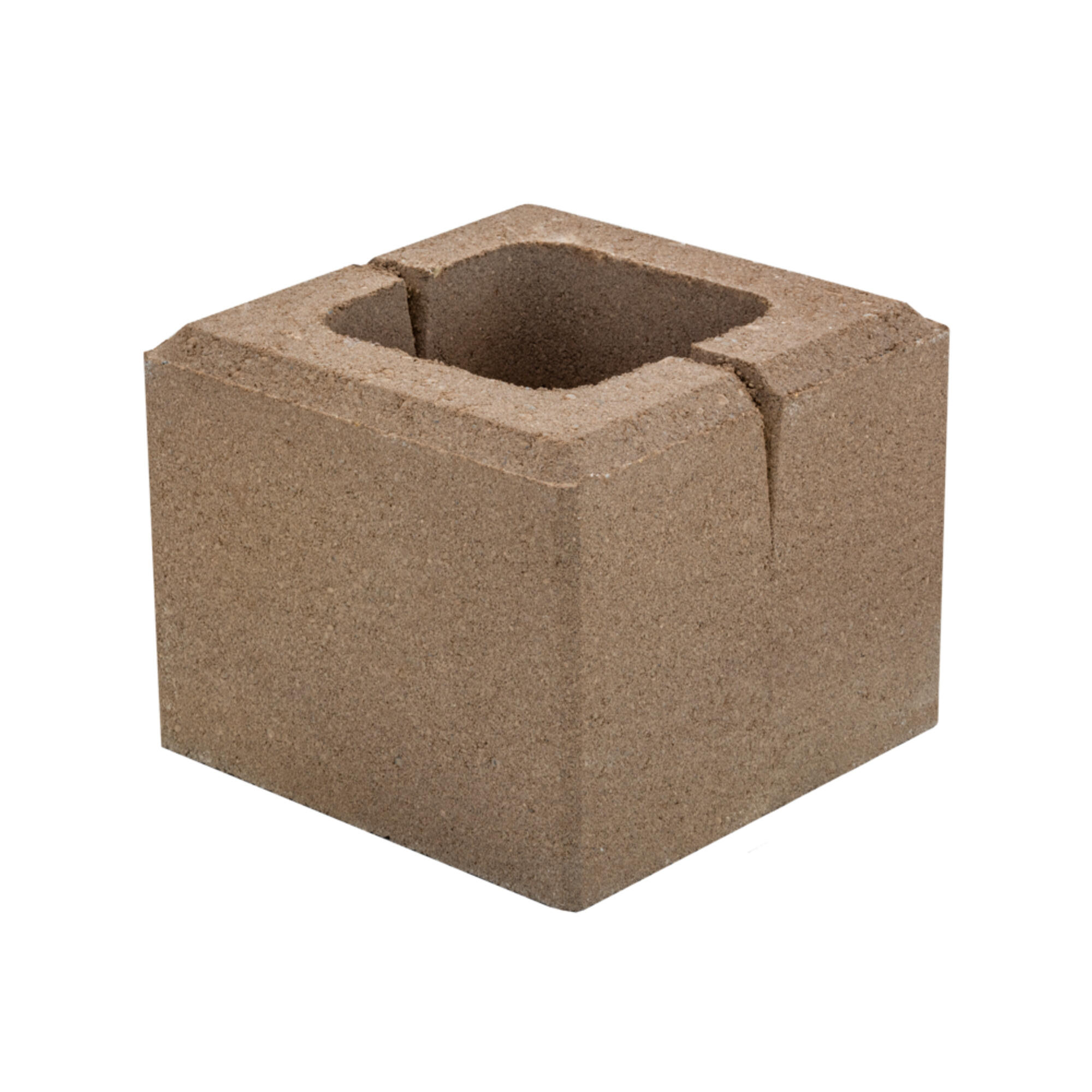 Prevent Rivago Boltar pentru gard Rivago, beton, 20 x 20 x 16 cm, crem | Leroy Merlin