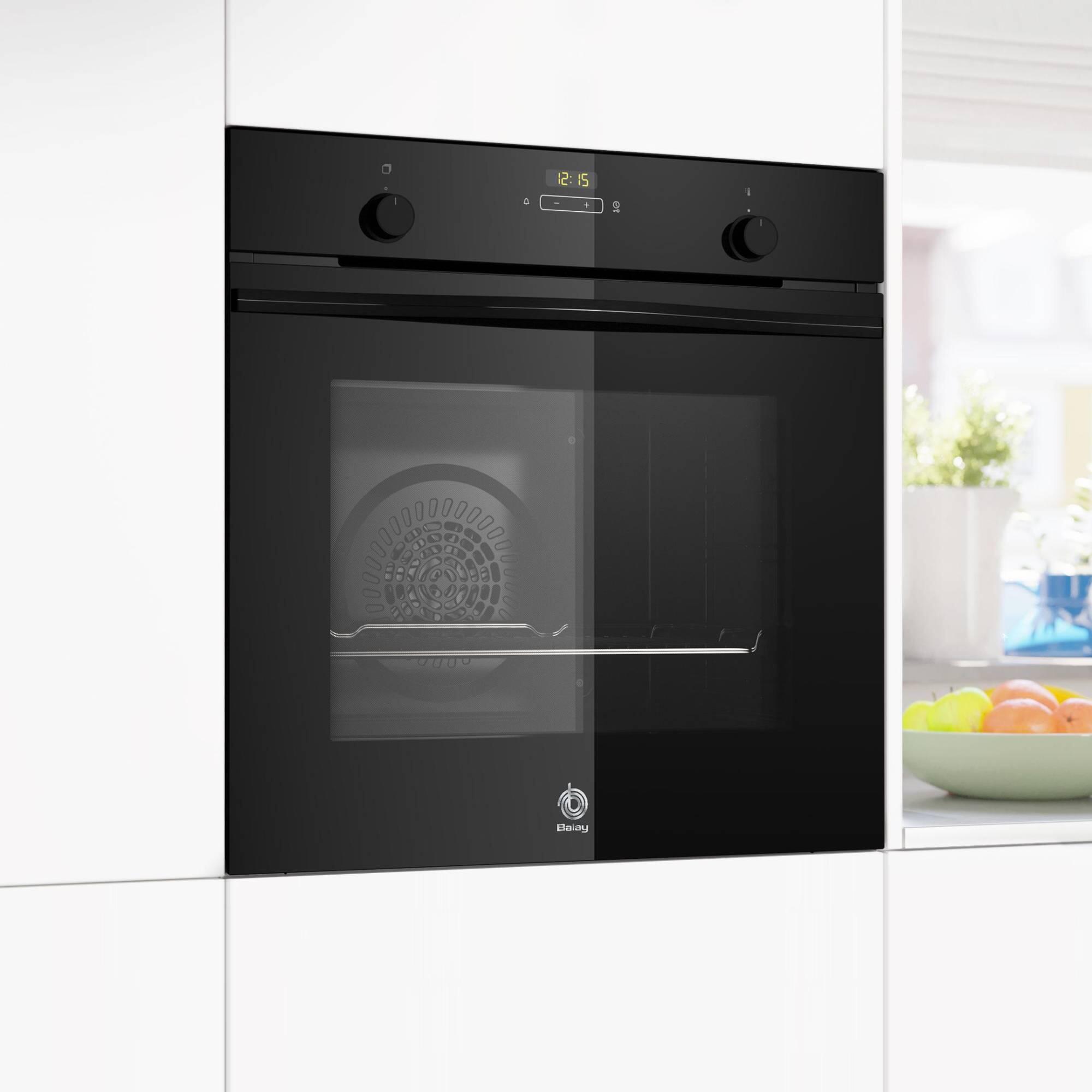 Horno multifunción BALAY 3HB5131N3 71L Aqualisis Clase A+ negro - 3