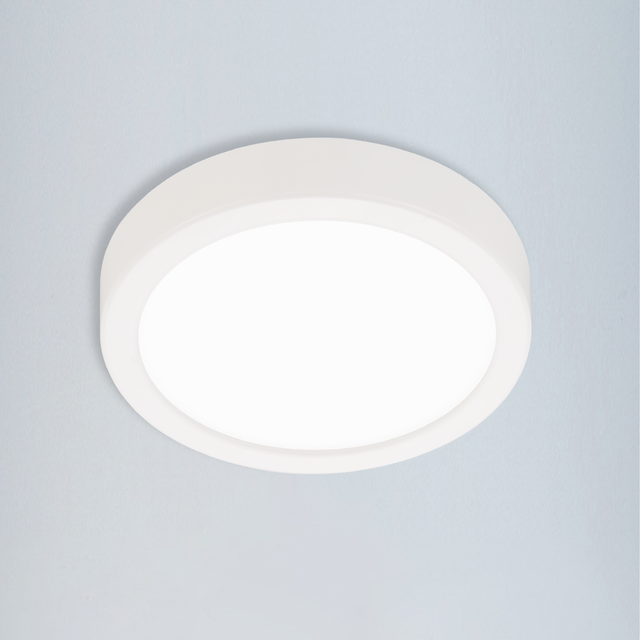 Spot à fixer LED Sanoa, D.12 cm, variations blancs et intensité, INSPIRE blanc