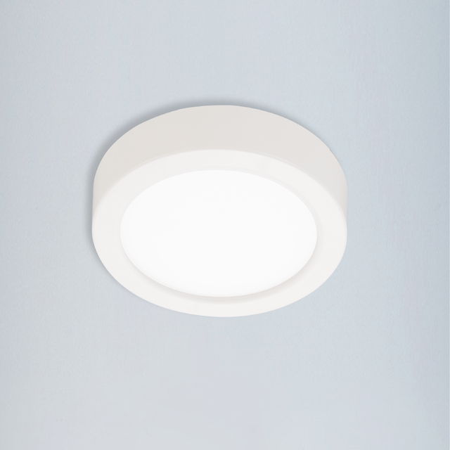 Spot à fixer LED Sanoa, D.9 cm, variations blancs et intensité, INSPIRE blanc