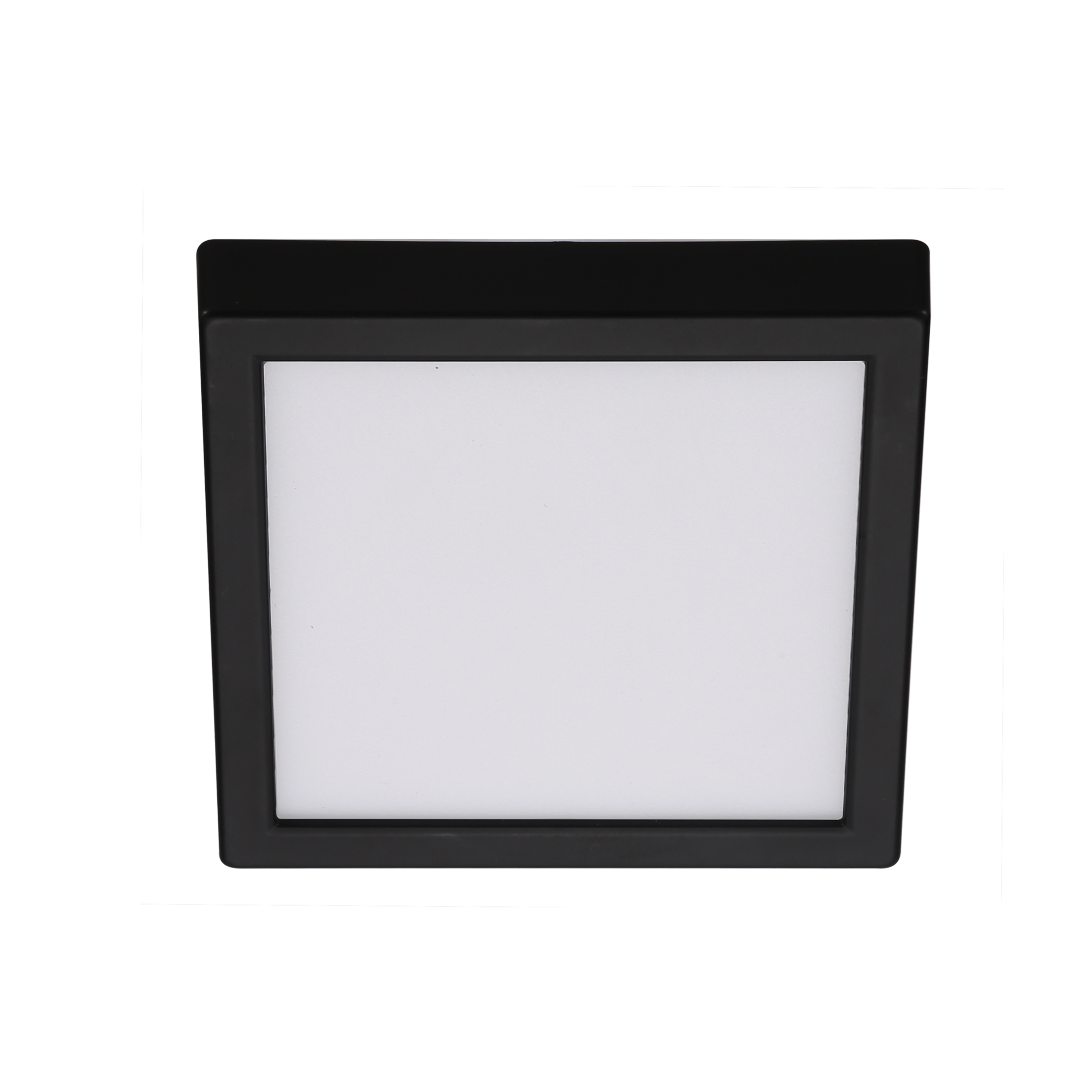 Plafón LED cuadrada negro Sanoa pantalla policarbonato 600 lm 3 tonos de luz CCT (2700K-4000K-6000K) ø9.3 cm IP20 - 4