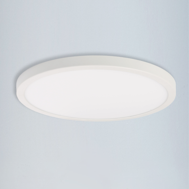 Spot à fixer LED Sanoa, D.30 cm, variations blancs et intensité, INSPIRE blanc