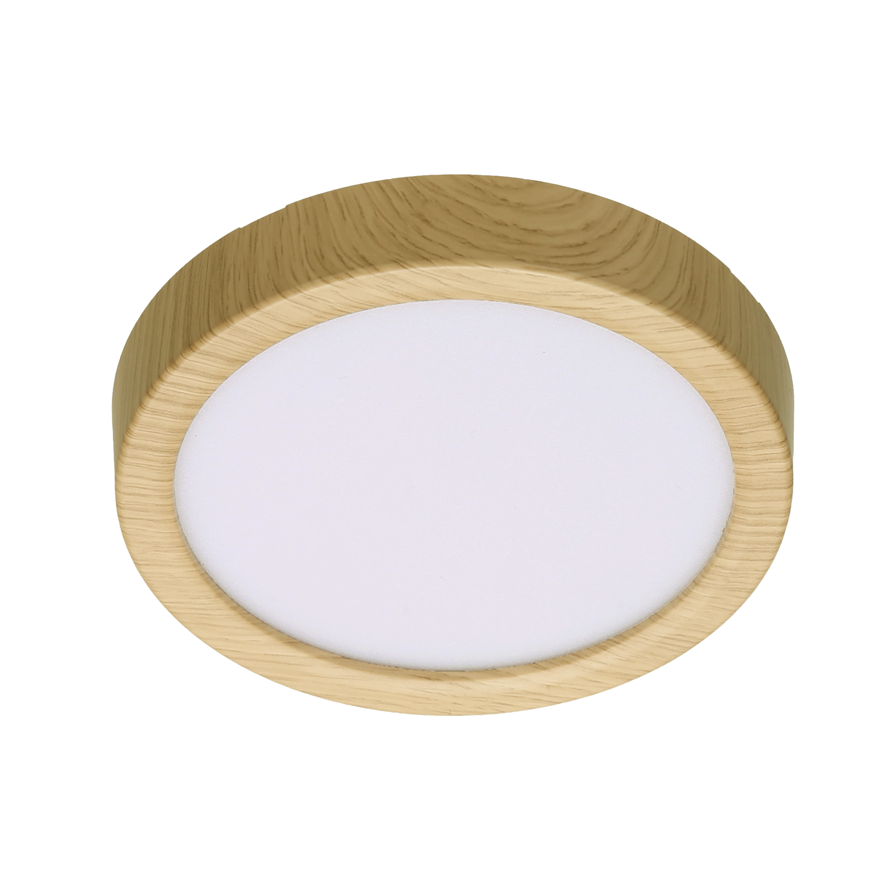Spot à fixer LED Sanoa, D.12cm, variations blancs/intensité INSPIRE coloris bois - 7