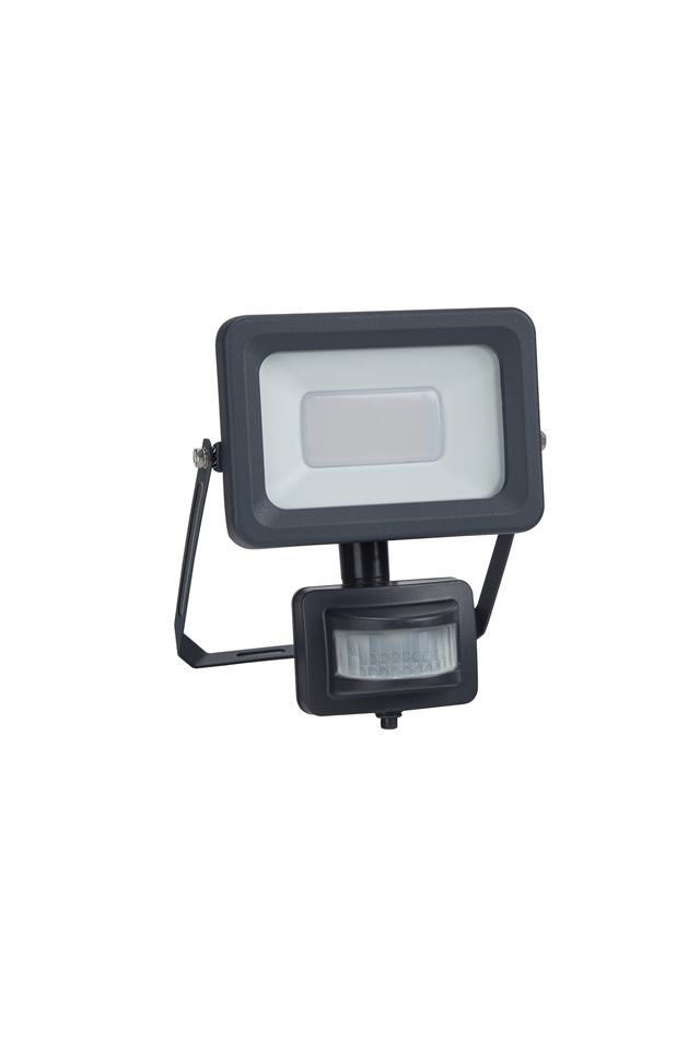 Naświetlacz LED Yonkers z czujnikiem 1350 lm 10W barwa ciepła, neutralna, zimna czarny IP65 Inspire