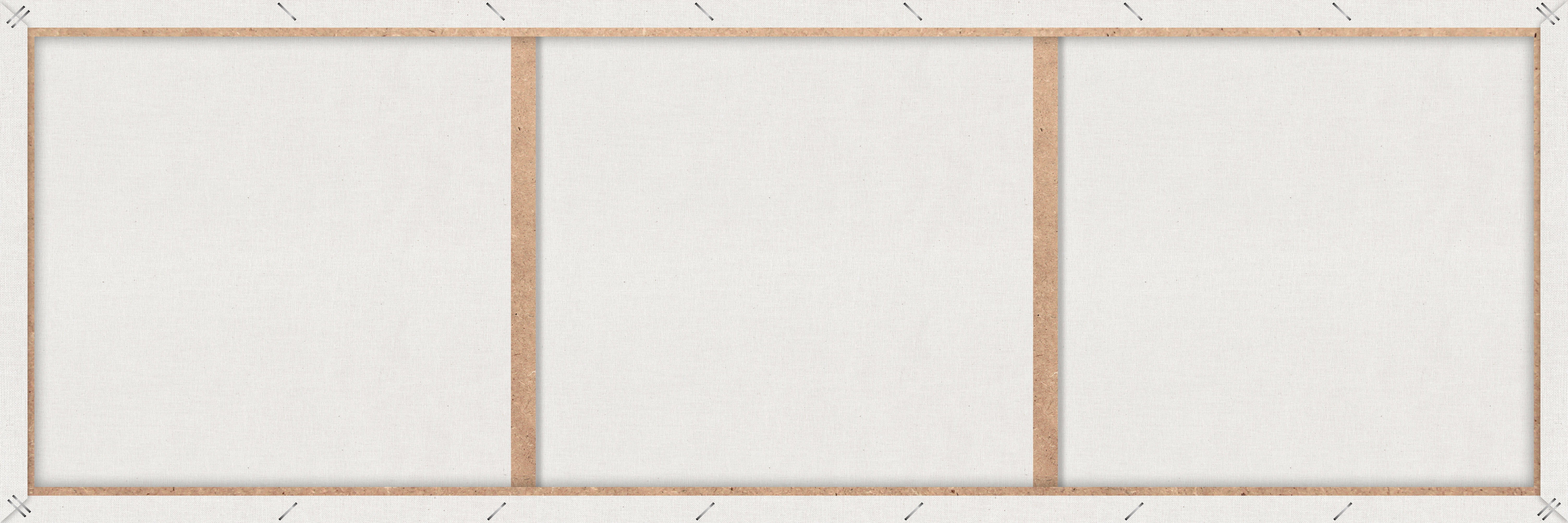 Pintura sin marco Mar rectangular de 150 x 50 cm. MDF Atardecer azul y gris - 5