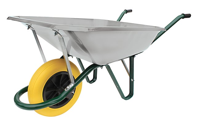 BROUETTE 100L GALVANISEE ROUE INCREVABLE