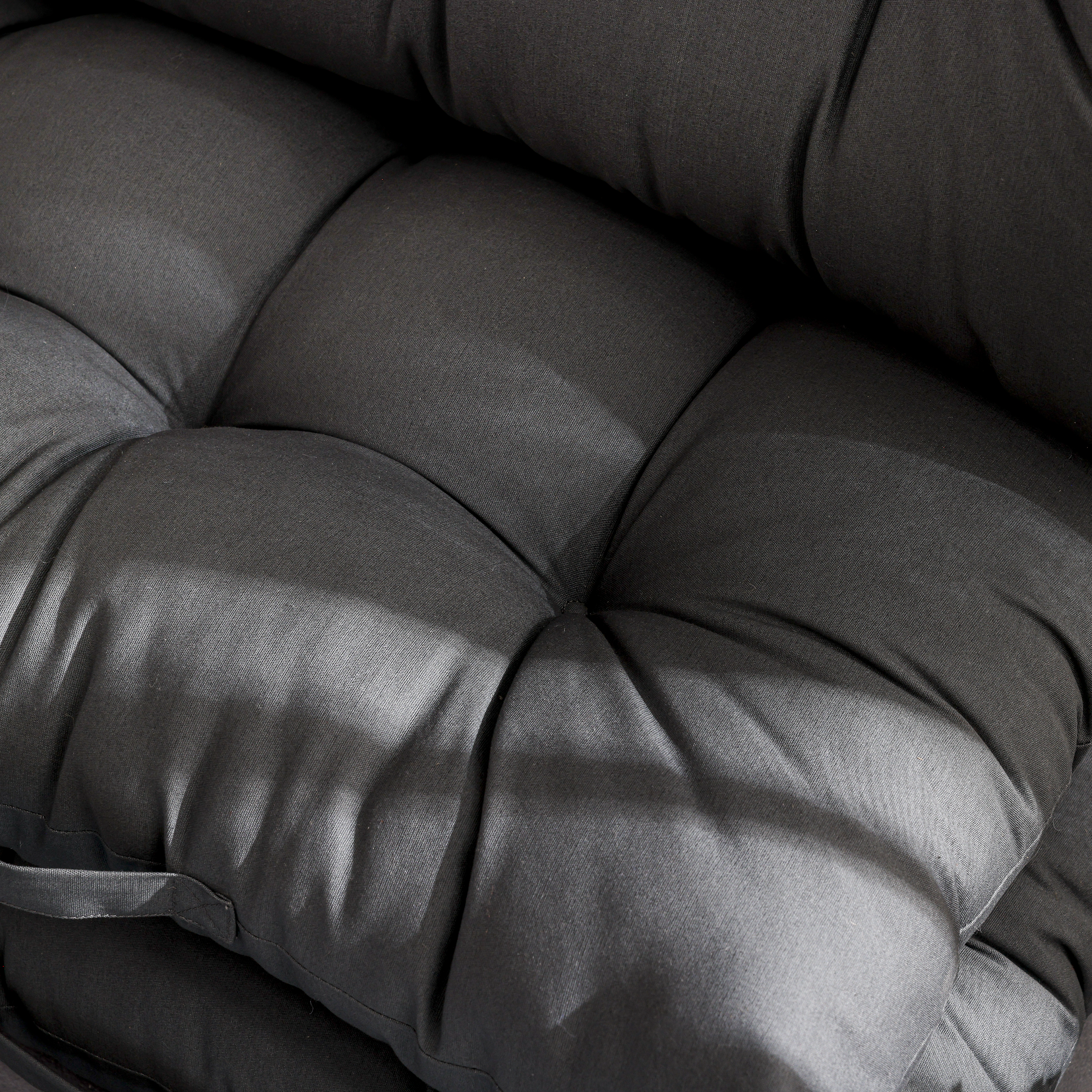 Coussin de sol New luck, gris bleu, l.60 x L.120 cm, INSPIRE - 5