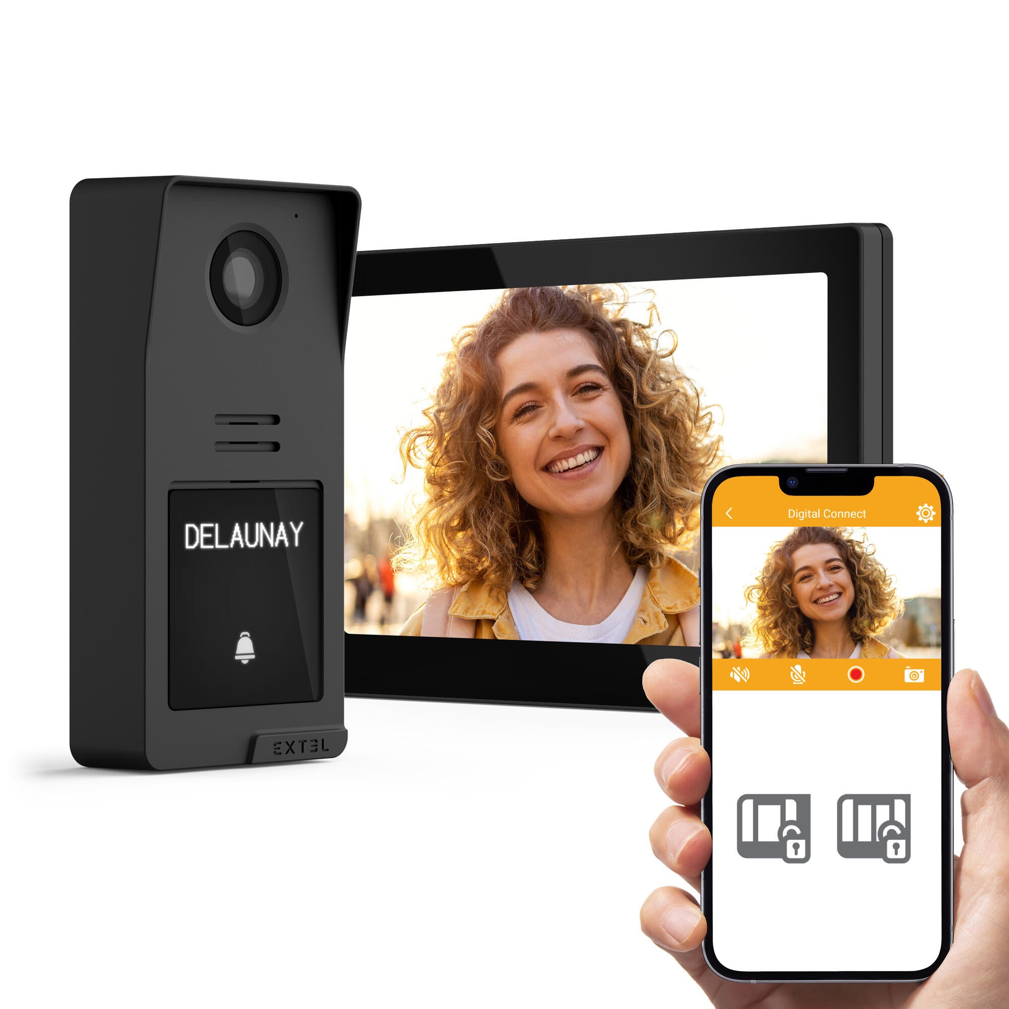 Visiophone filaire à empreinte EXTEL — free download